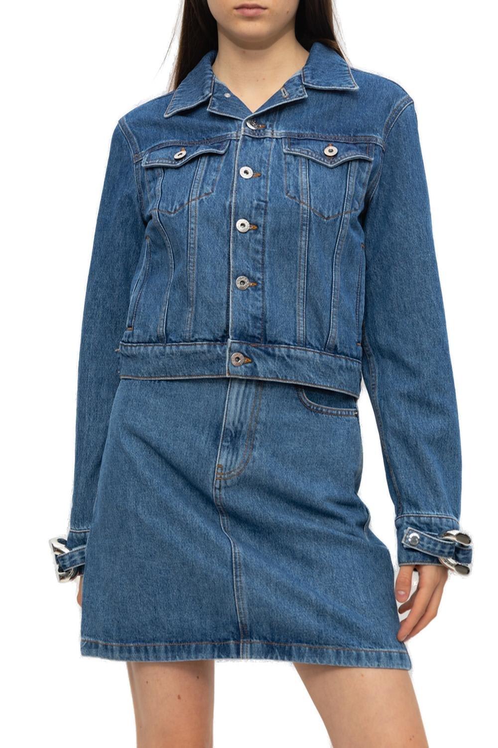 CHAIN Link Denim Jacket - ShopperBoard