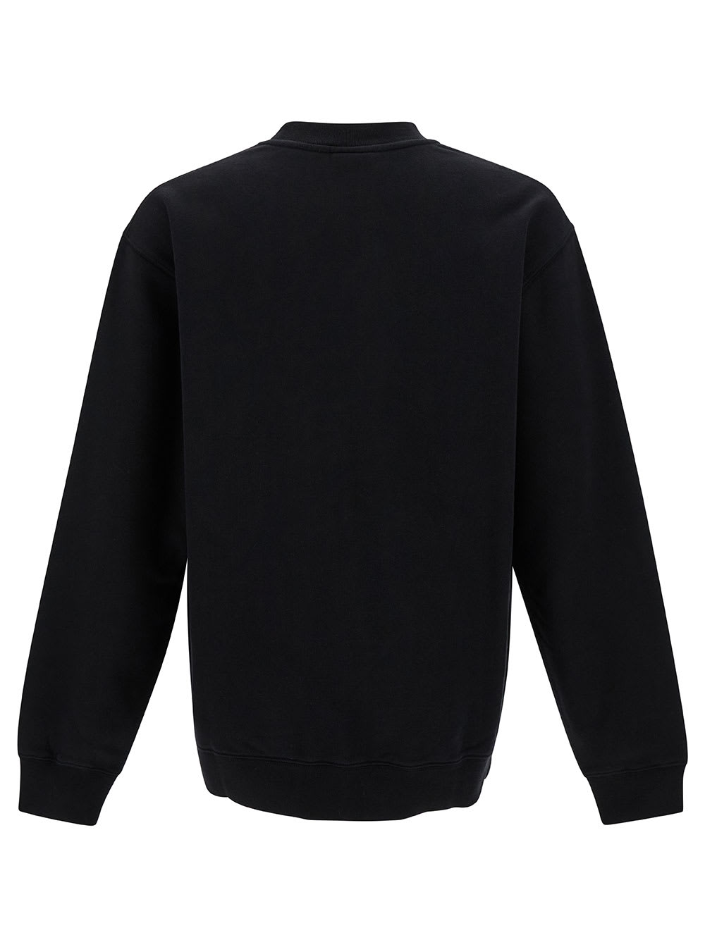 Shop Jacquemus Gros Grain Cotton Sweatshirt In Black