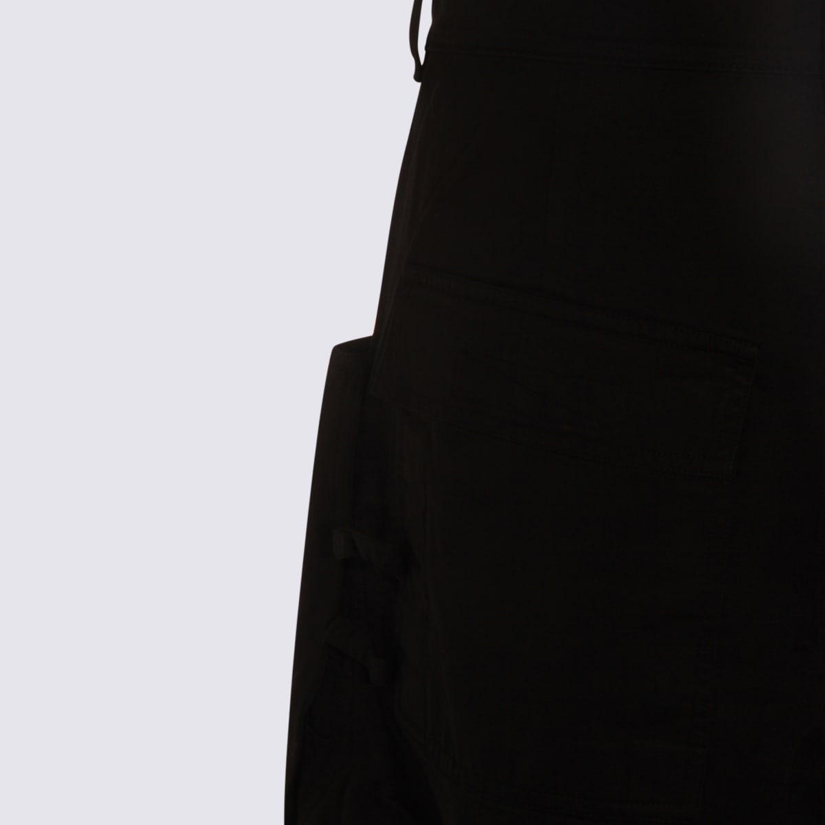 Drkshdw Black Cotton Stefan Cargo Pants In Black