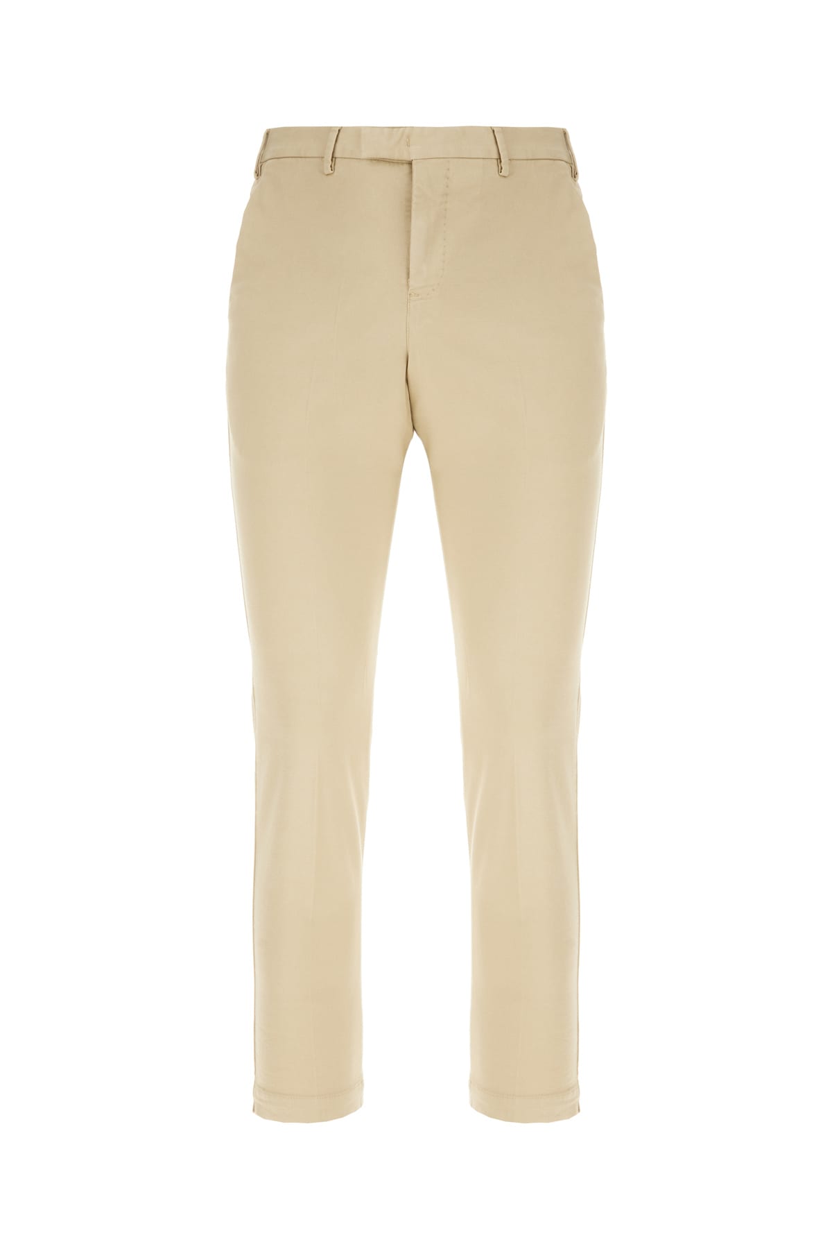 Pt Torino Michael Reworked Cotton Trousers In Beige Freddo