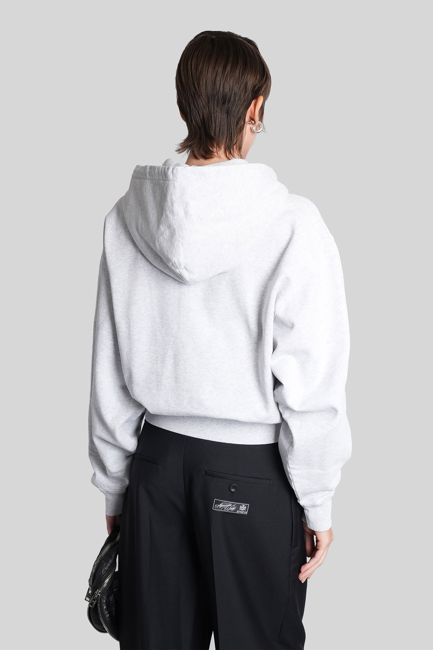 Alexander Wang Sweatshirt In Grey Cotton In Gray