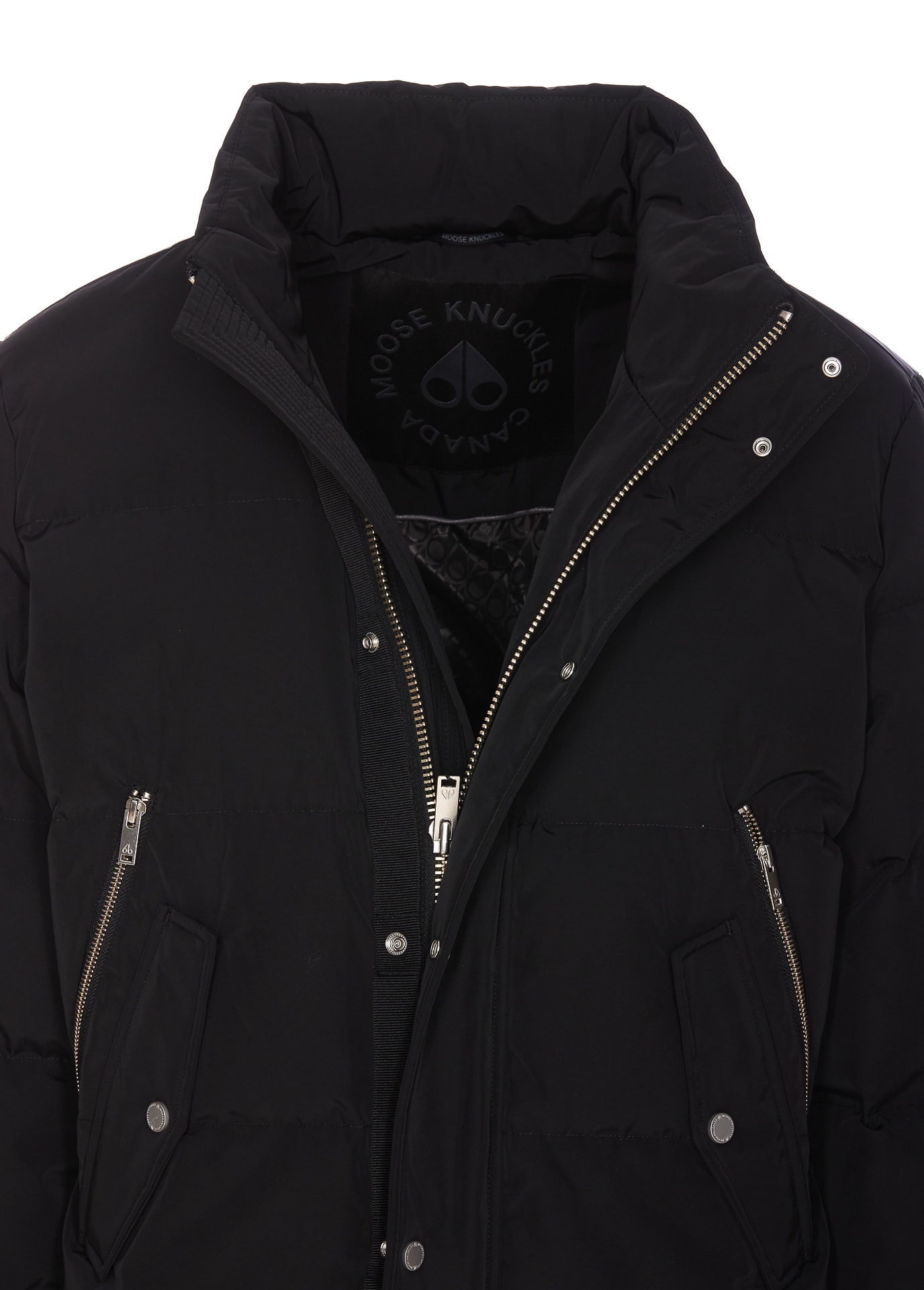 Shop Moose Knuckles High Point Bomber Down Jacket