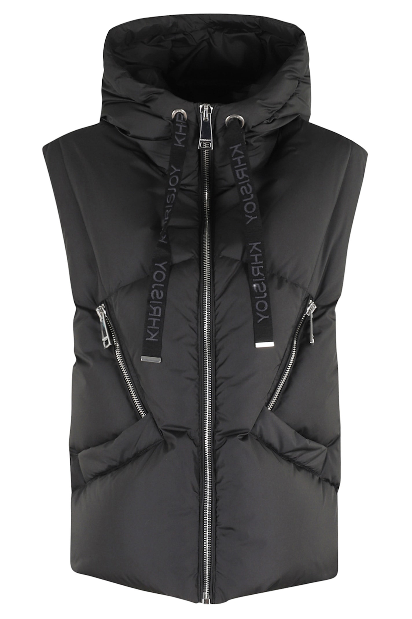 Khrisjoy Vest Iconic Milano In Mat Nylon In Black