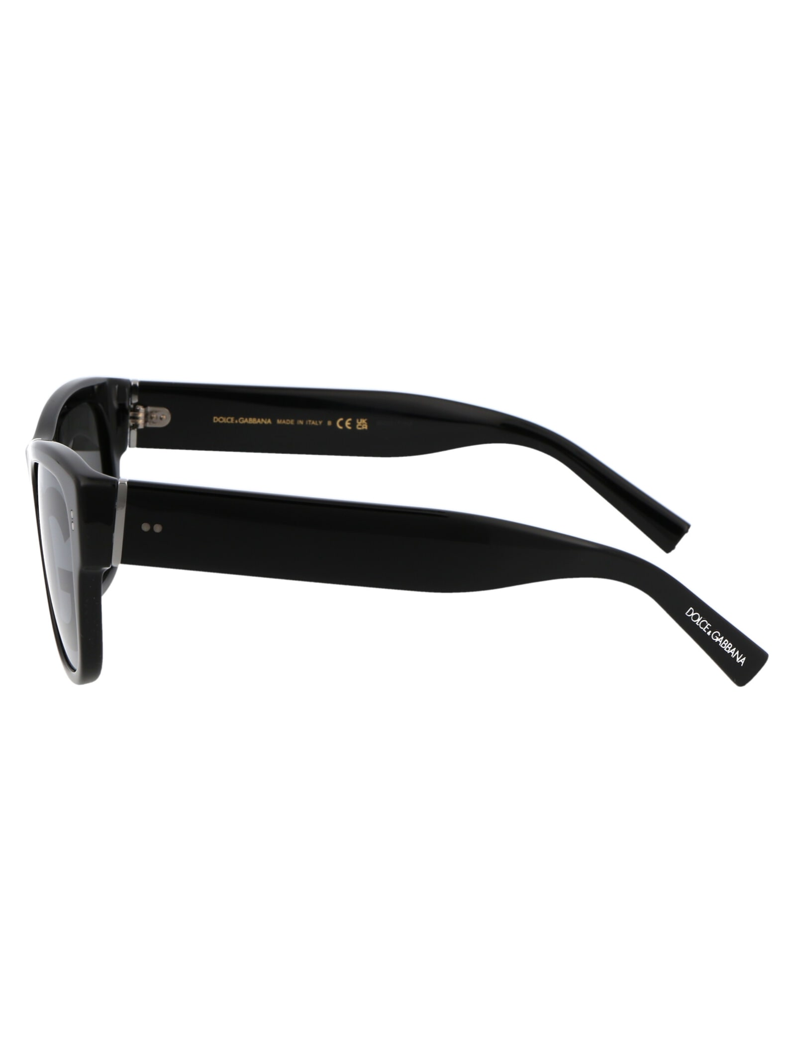 Shop Dolce &amp; Gabbana Eyewear 0dg4338 Sunglasses In 501/m Black
