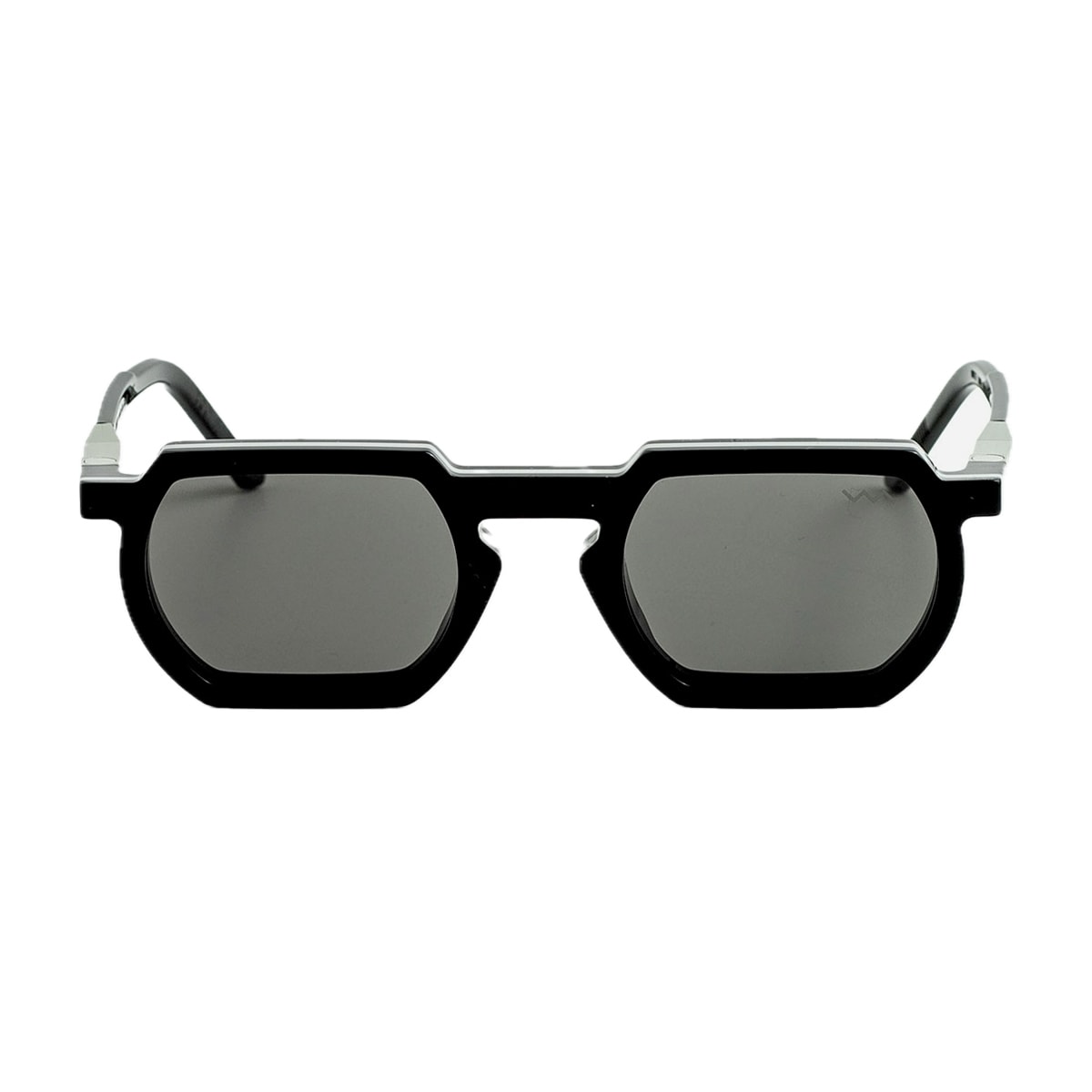 Vava Eyewear Wl0033 White Label Green/light Grey Sunglasses In Black