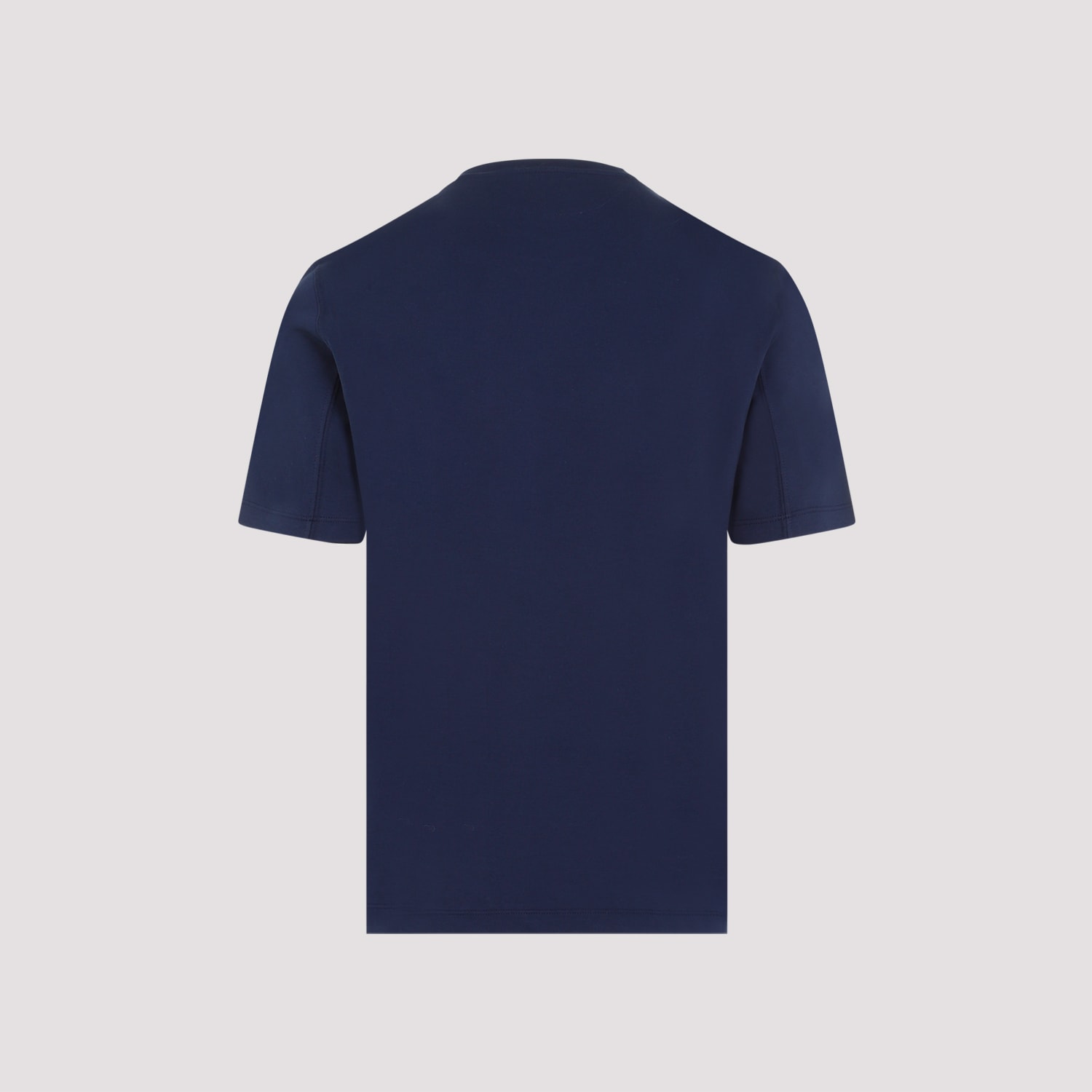 Shop Brunello Cucinelli T-shirt In Blu Indigo