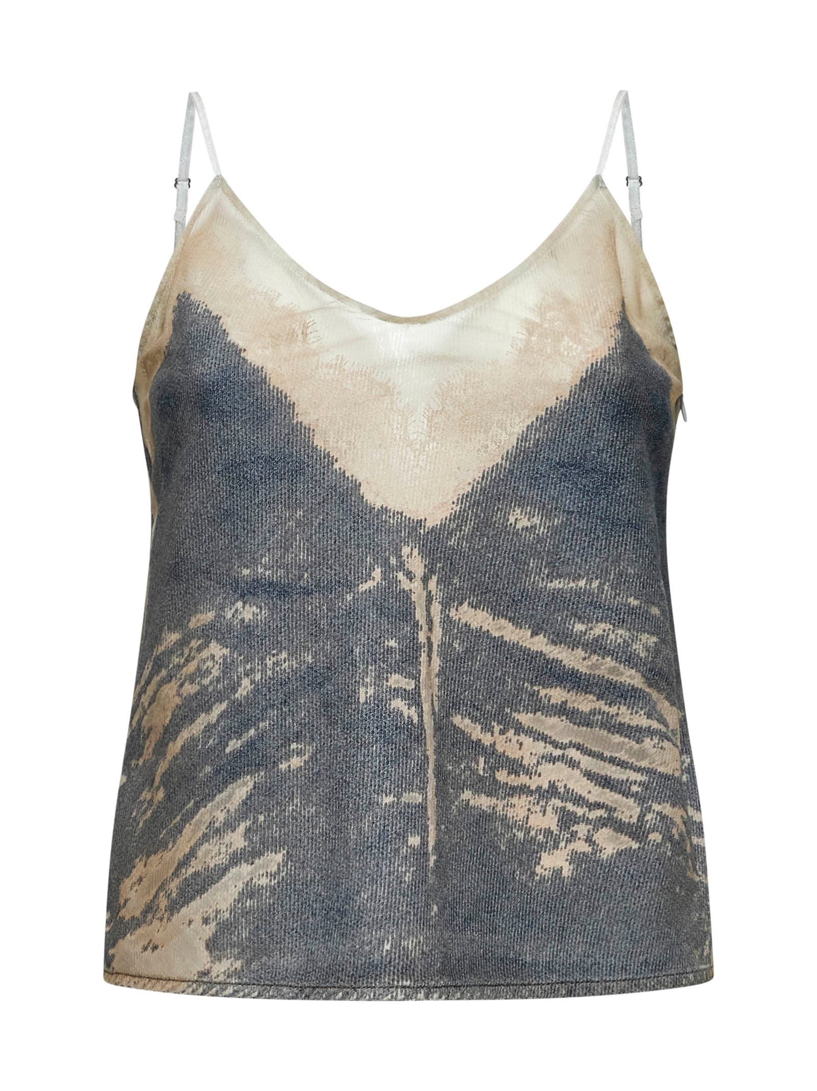 Shop Diesel Top In Blue