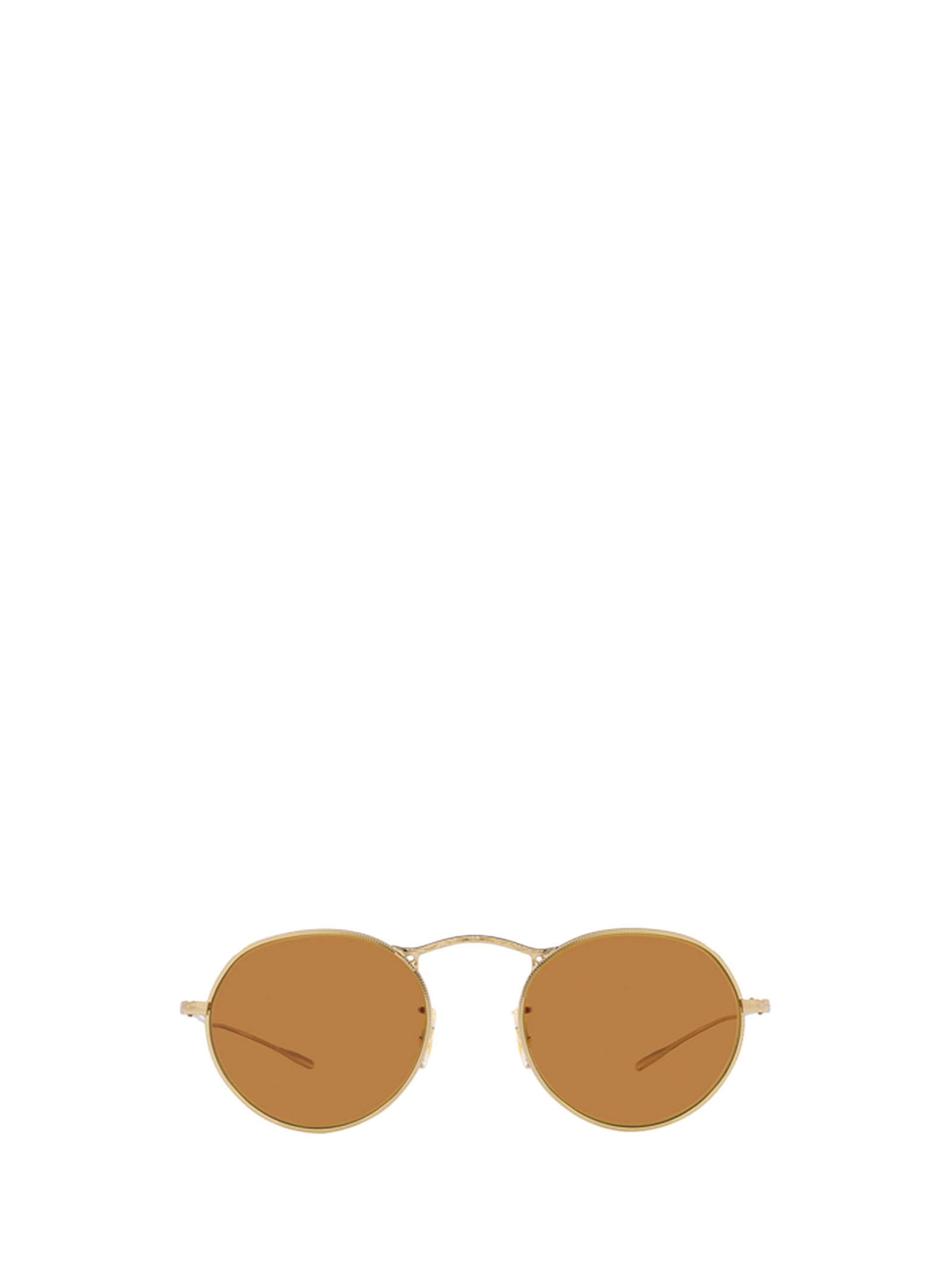Shop Oliver Peoples Ov1220s Gold Sunglasses