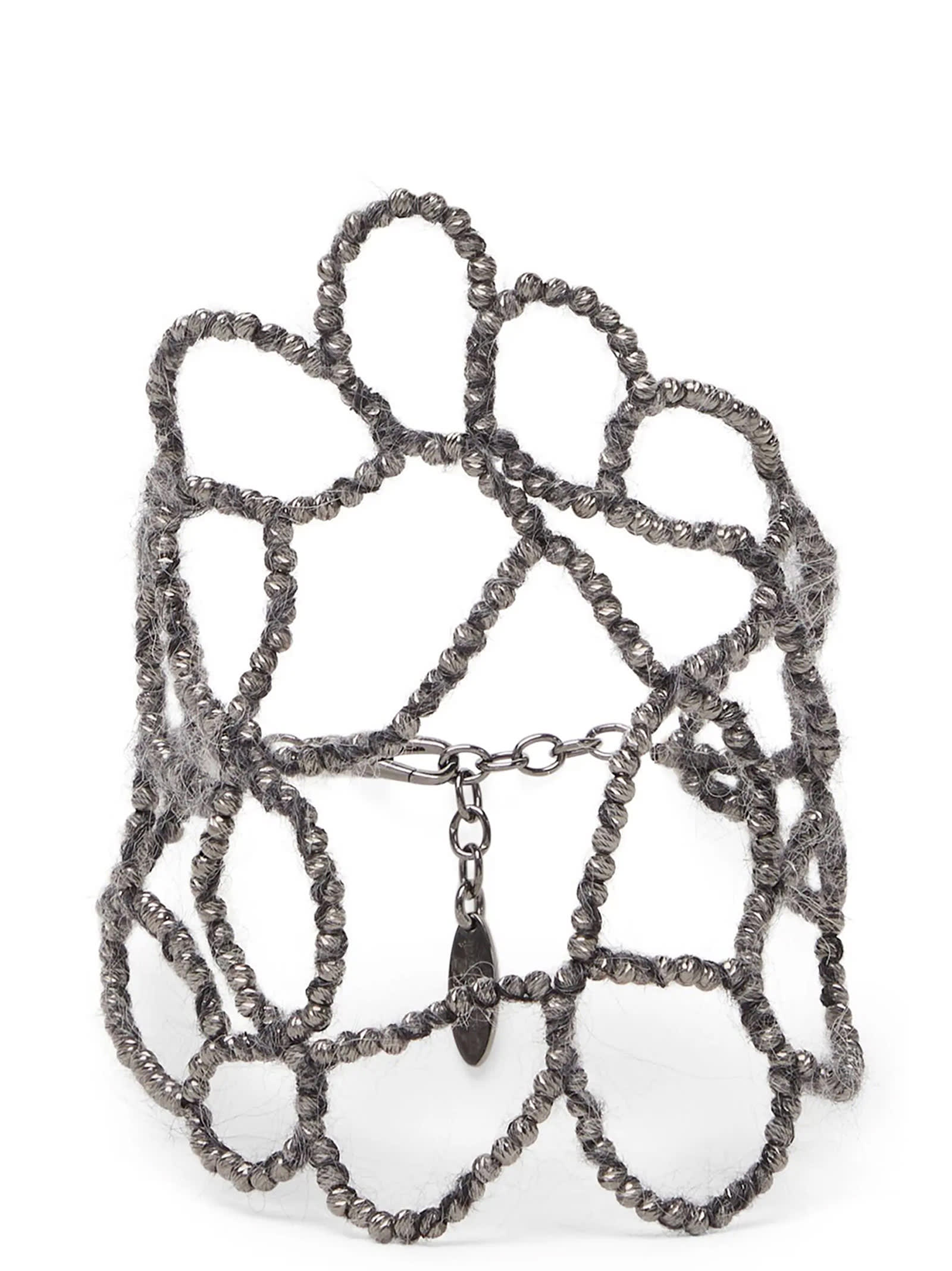 Shop Brunello Cucinelli Ramage Bracelet In Silver