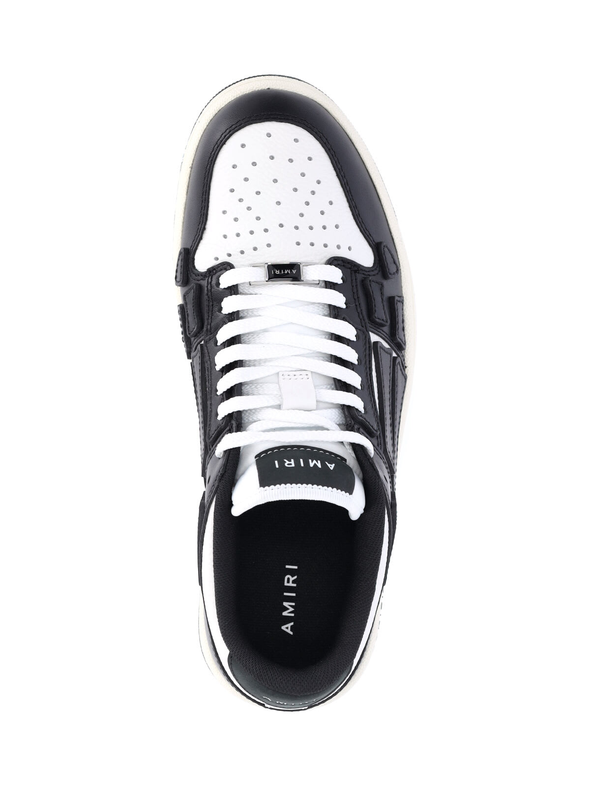 Amiri Contemporary Black Sneakers With Elevated Midsole In Black