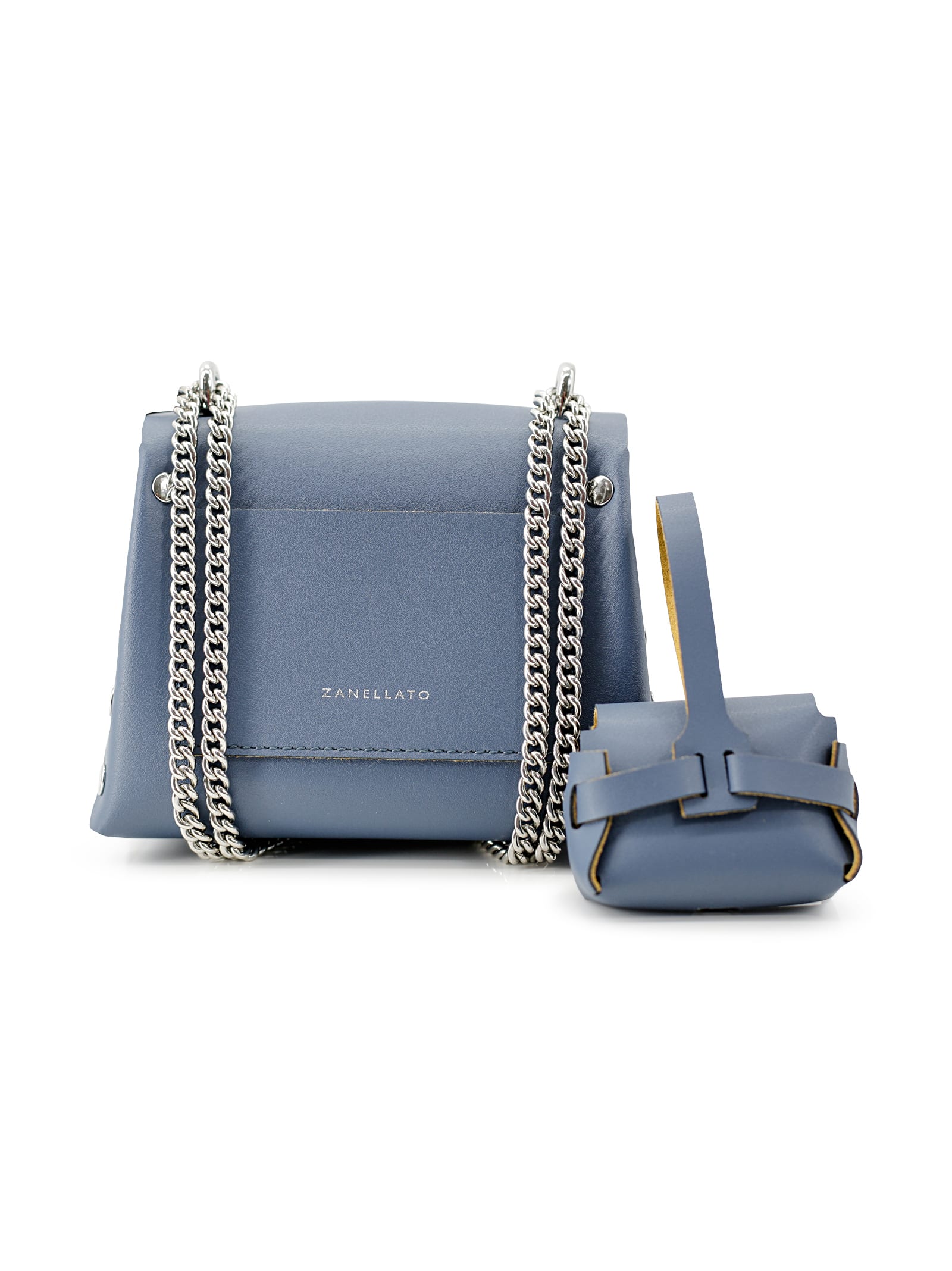 Shop Zanellato Postina Amar Shoulder Bag In Blue