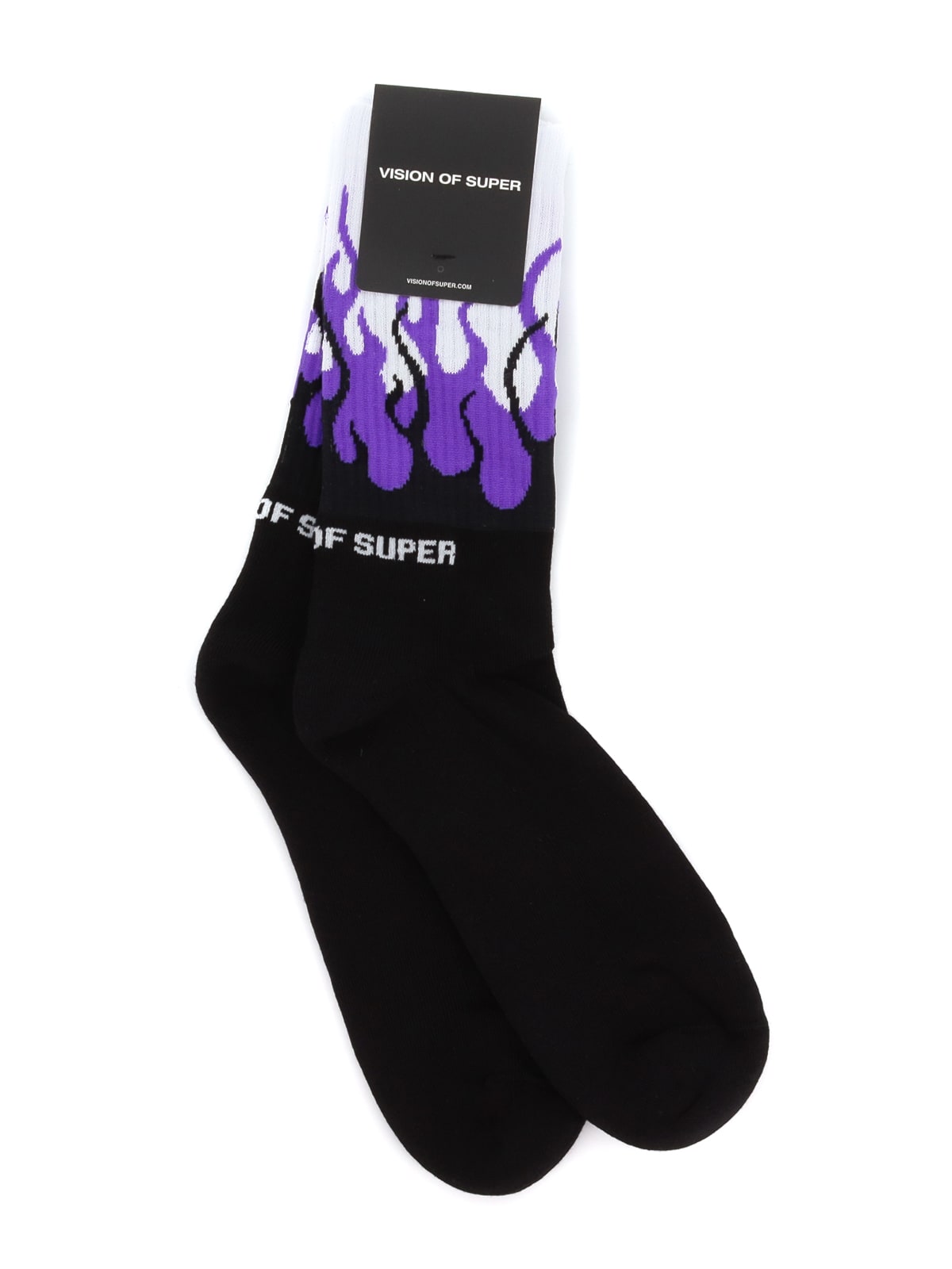 Flaming black socks