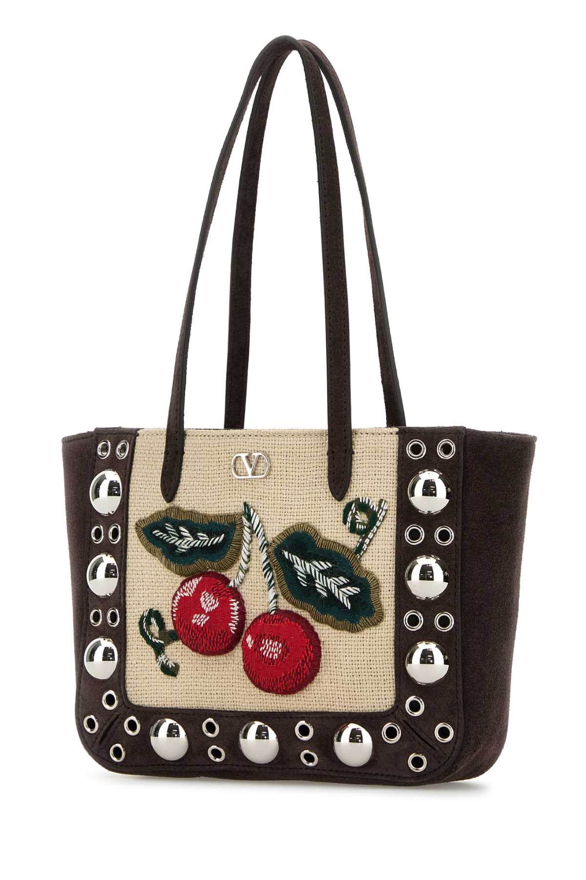 Valentino Garavani Multicolor Leather Nellcote Totes In Multi