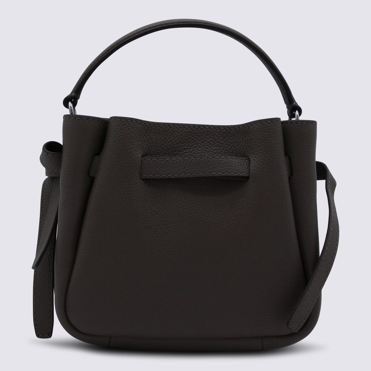 Tory Burch Mushroom Leather Satchel In Brown