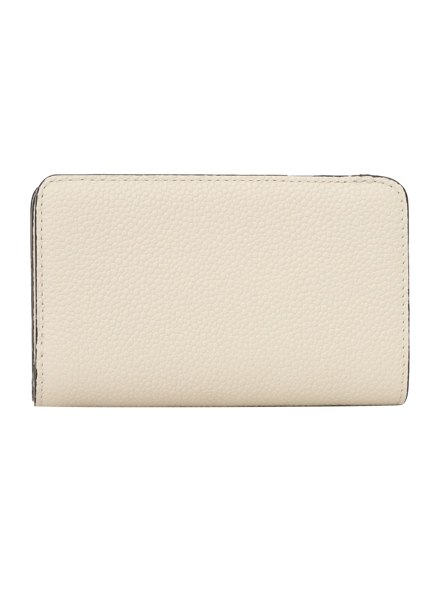 Shop Lancel Compact Wallet In White