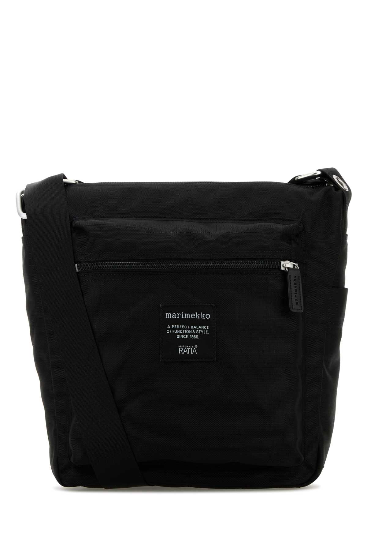 Black Canvas Pal Shoulder Bag