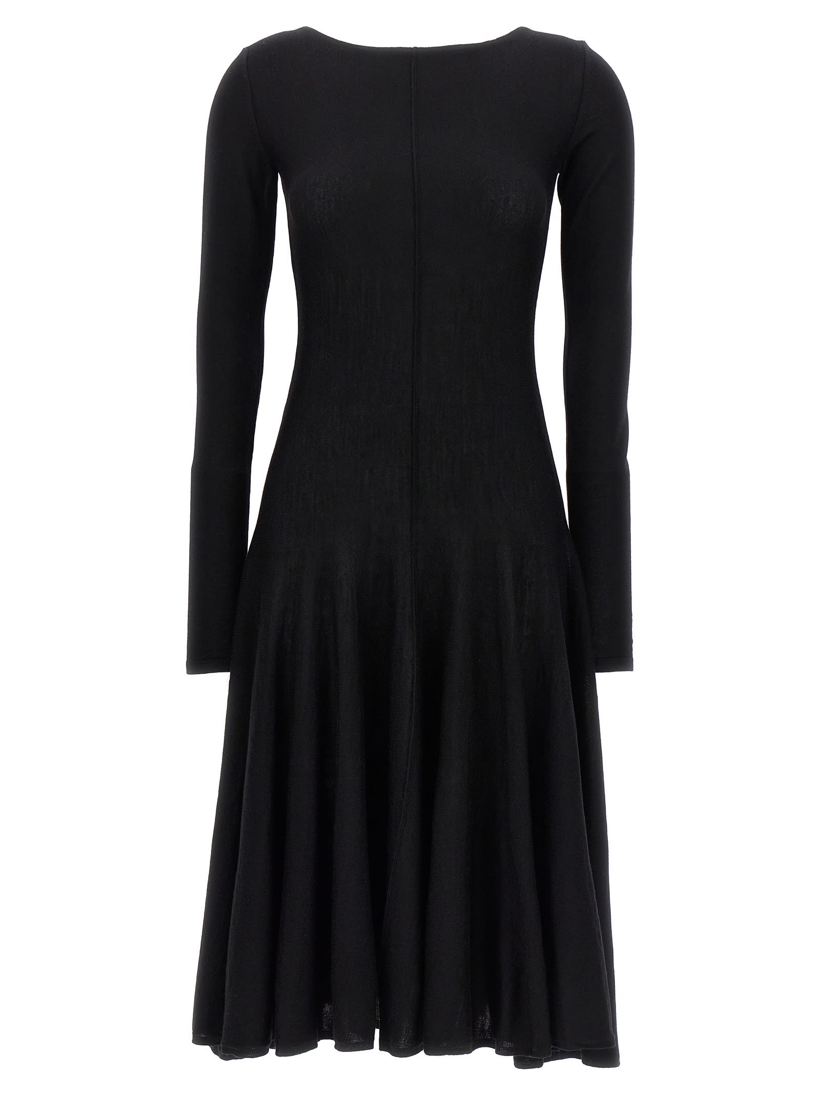Shop Khaite Dani Dress In Black