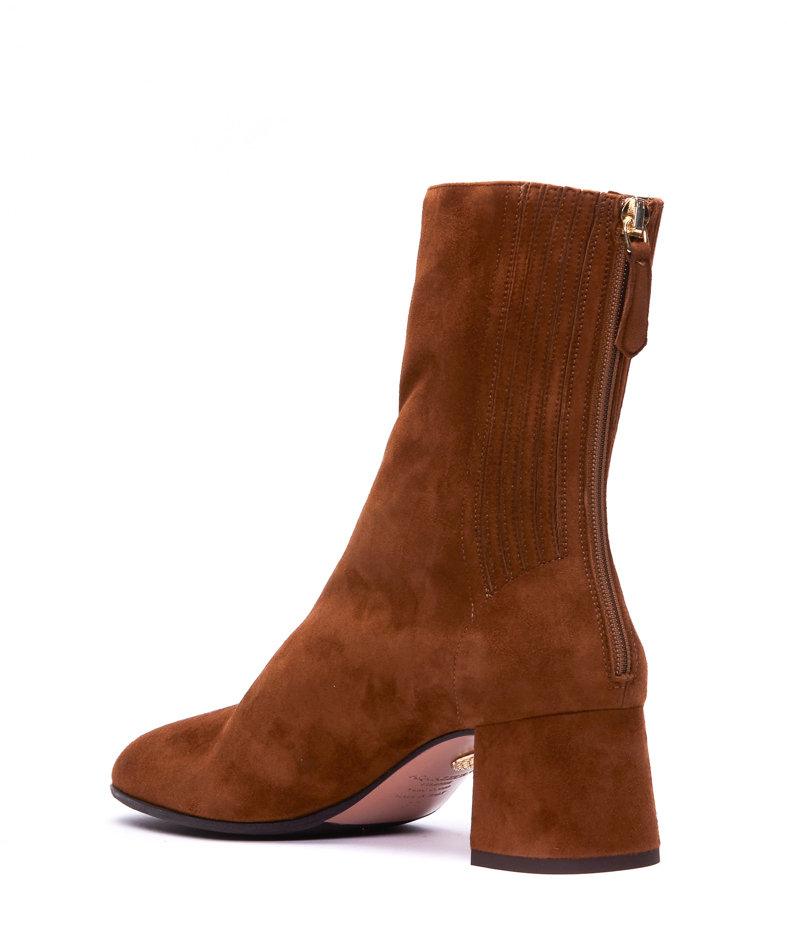 Shop Aquazzura Saint Honore Booties In Brown