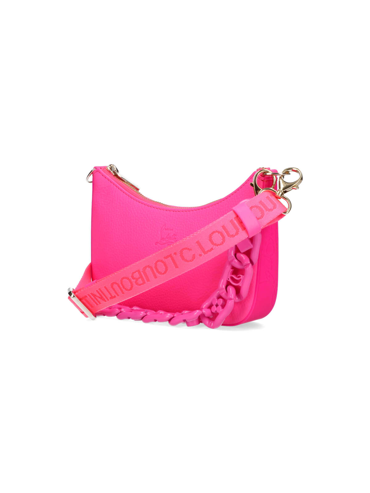 Shop Christian Louboutin Loubila Chain Mini Bag In Pink
