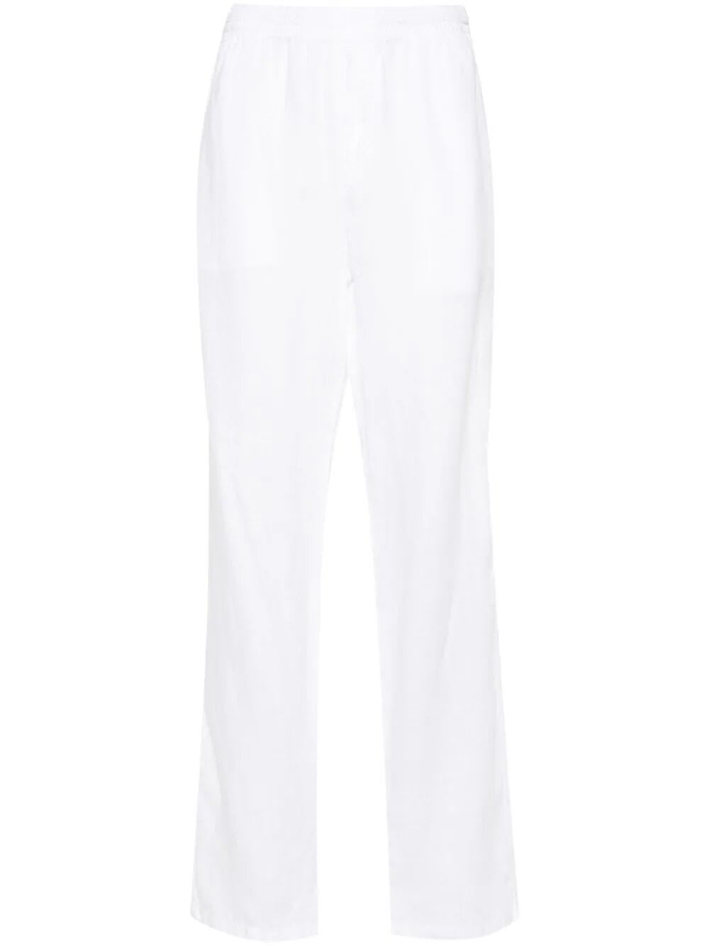 Shop Aspesi Ventura Trousers In White