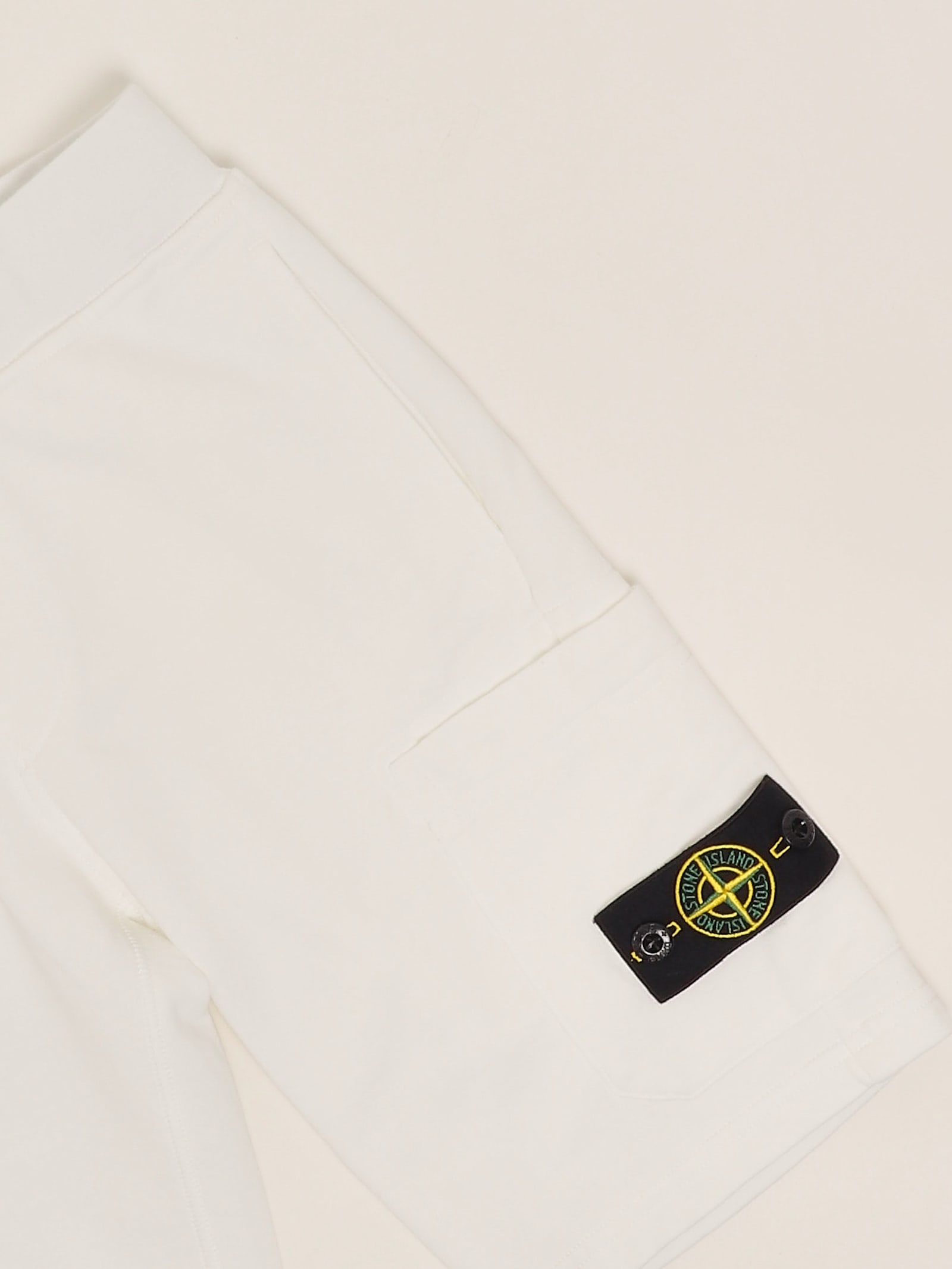 Stone Island Shorts Sweatpants In White