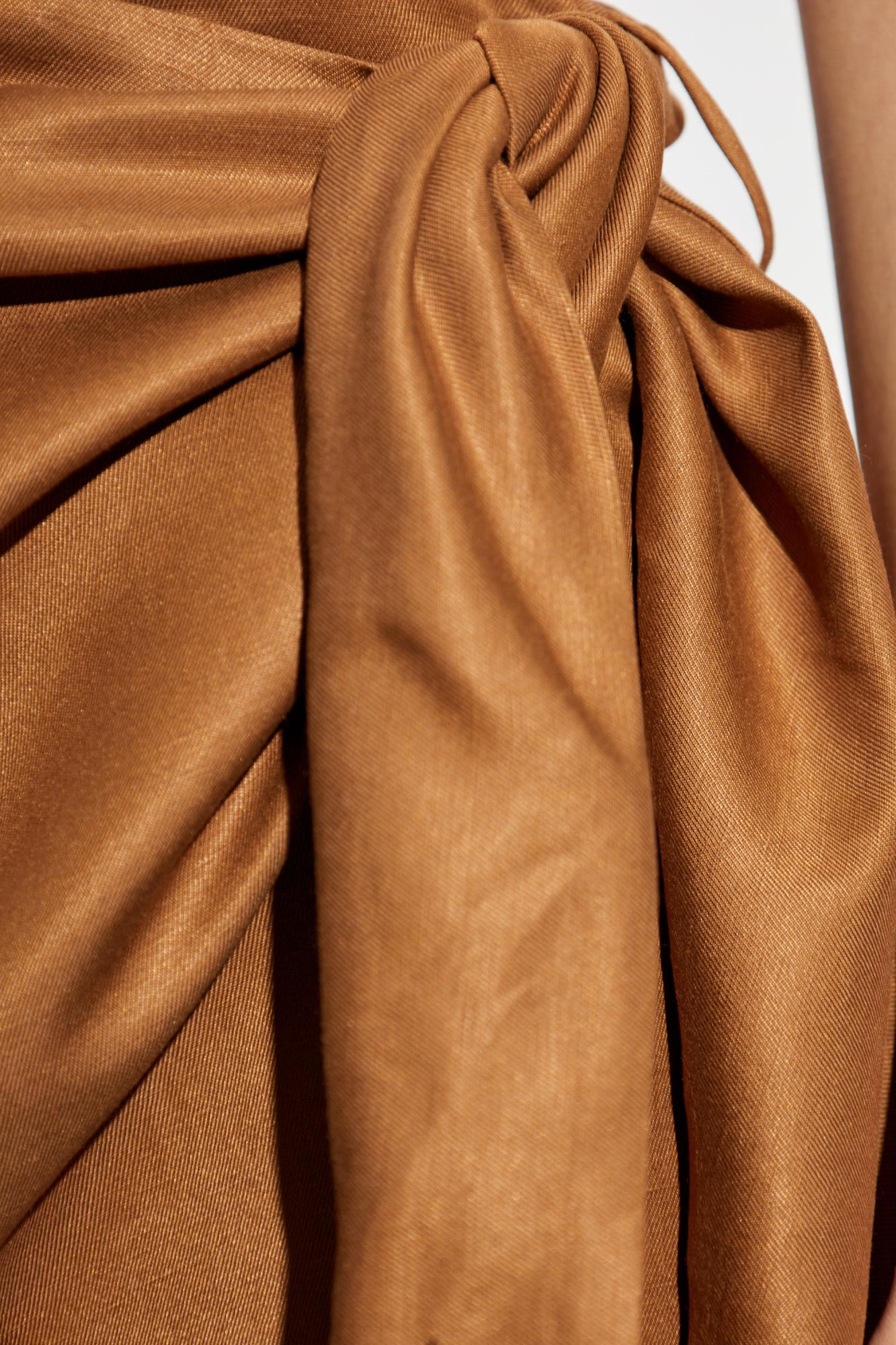 Max Mara Skirt Tequila In Brown