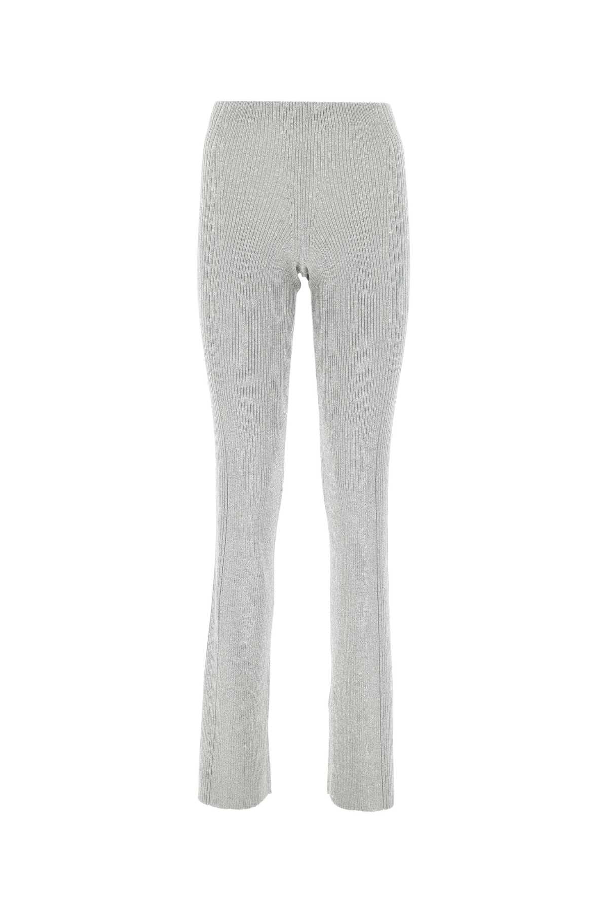 Light Grey Polyester Blend Pant