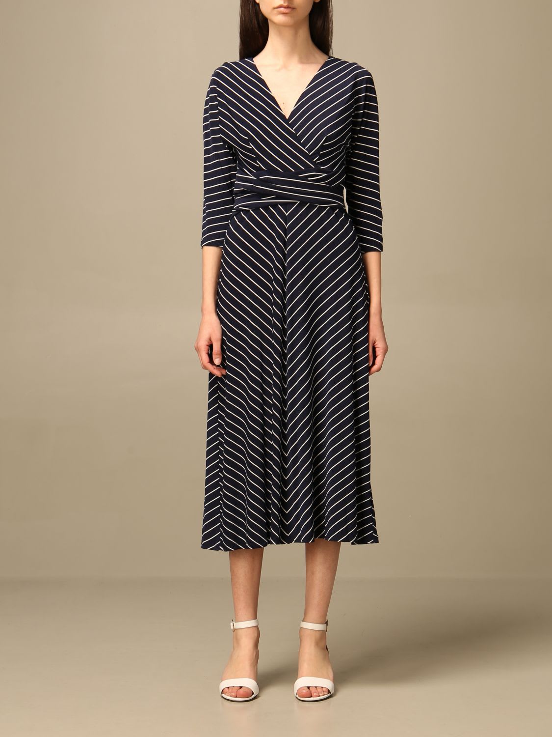 Photo of  Lauren Ralph Lauren Dress Lauren Ralph Lauren Striped Dress- shop Ralph Lauren Dresses online sales