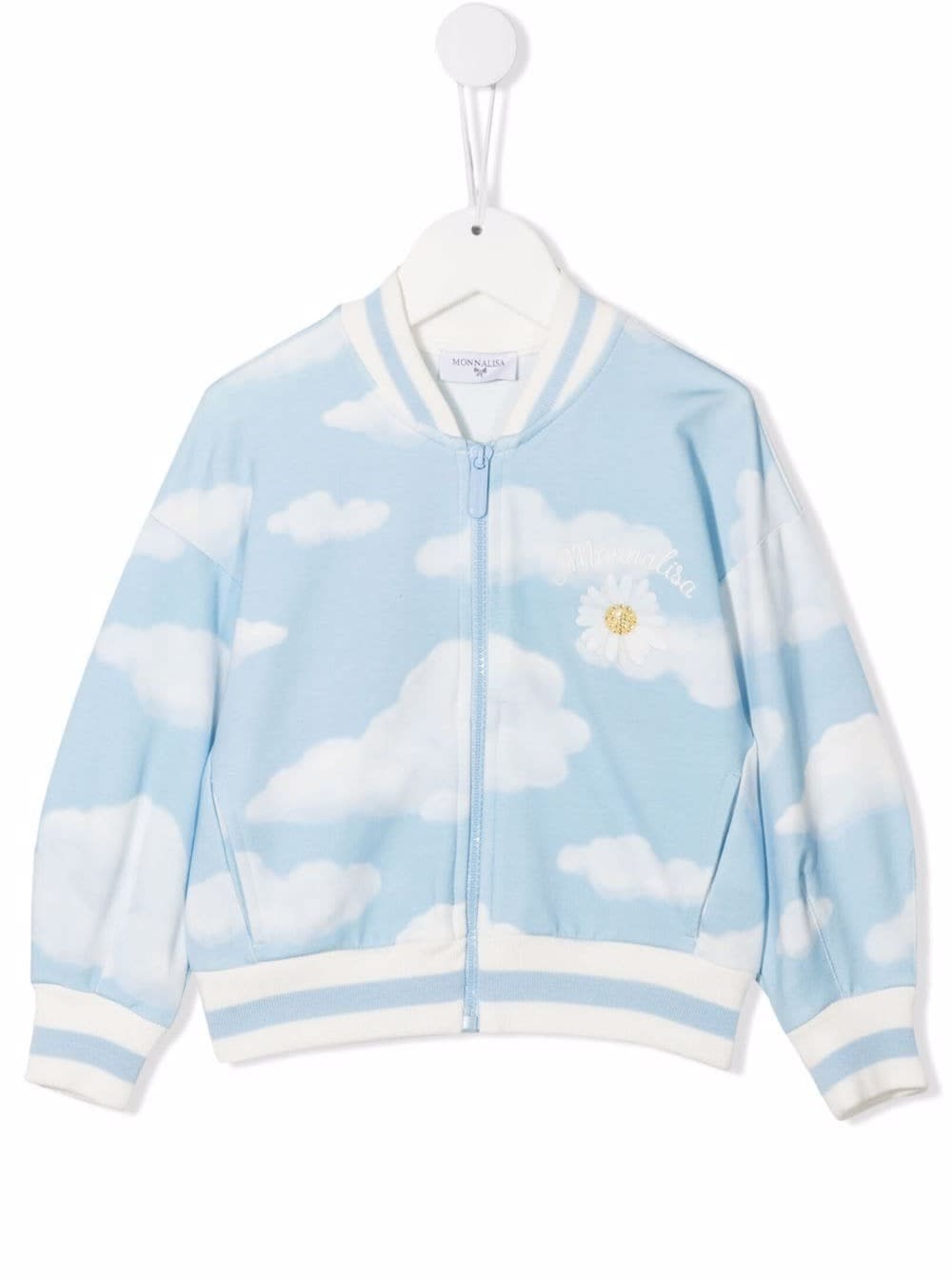 Monnalisa Cotton Sweatshirt With Tweety Cloud Print