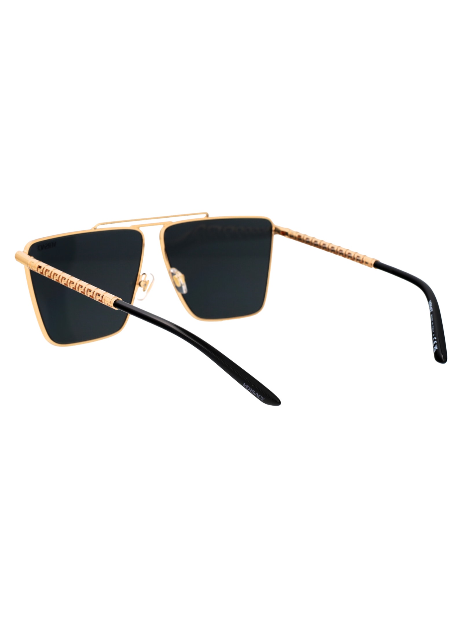 Shop Versace 0ve2266 Sunglasses In 100287 Gold