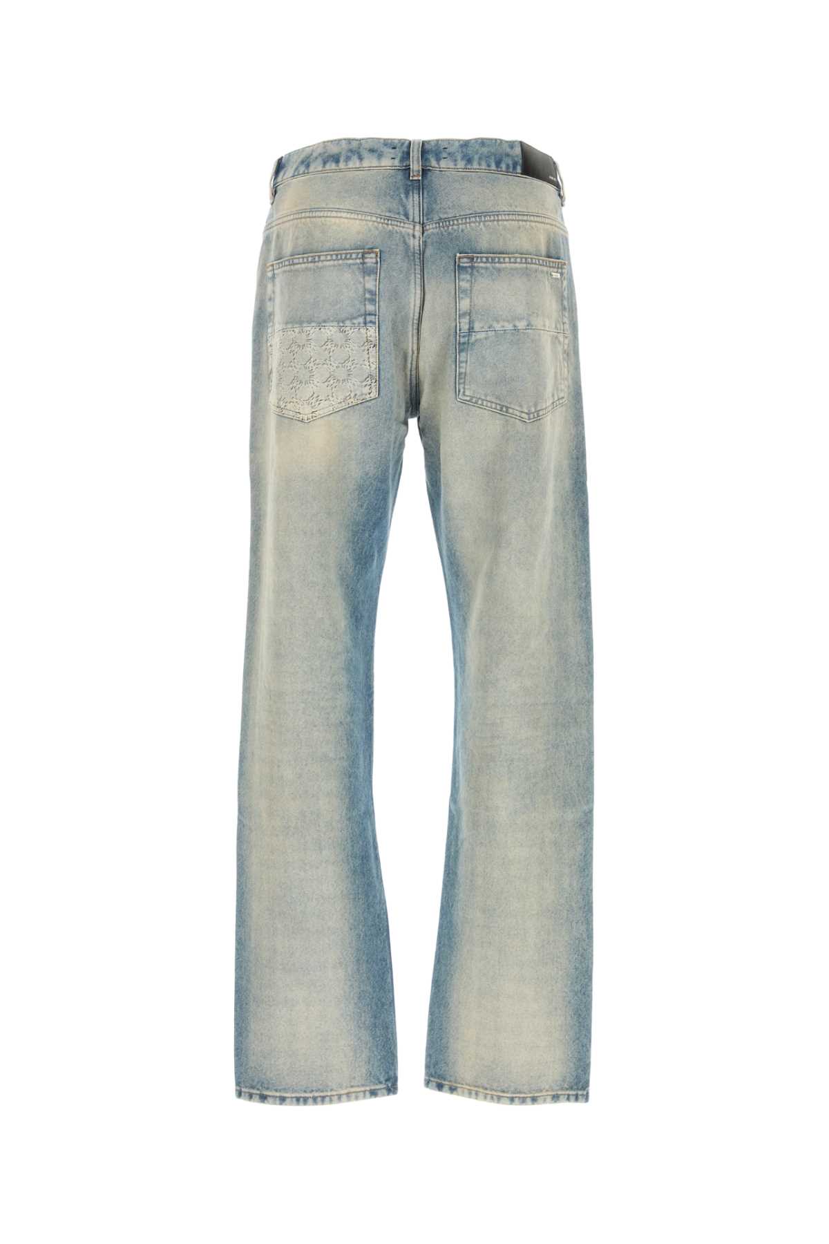 Shop Amiri Denim Ma Quad Jeans In Antiqueindigo