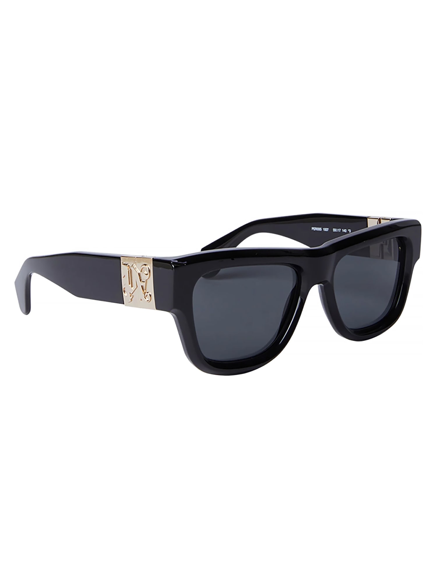 Shop Palm Angels Peri065 Merrill Sunglasses In Black