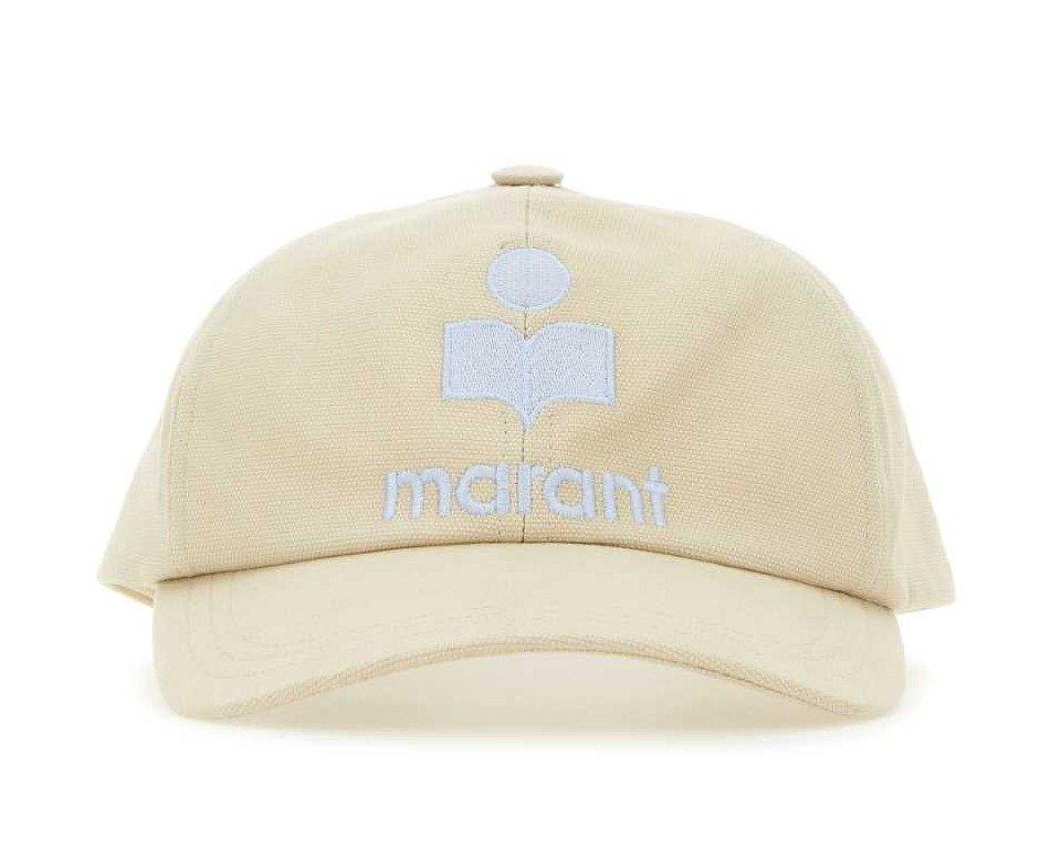 Shop Isabel Marant Logo Embroidered Curved-peak Baseball Cap In Neutrals