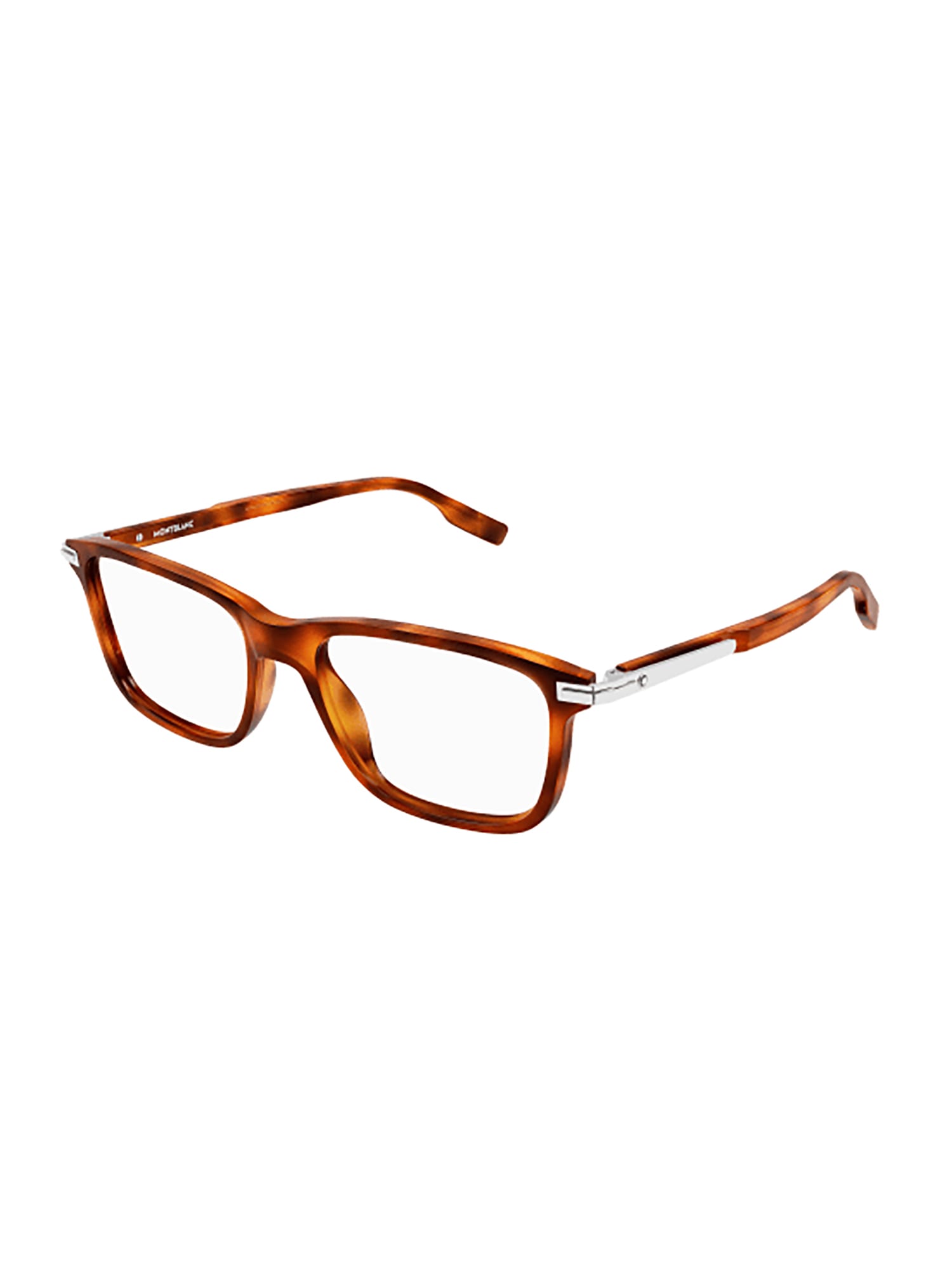 Shop Montblanc Mb0277o Eyewear In Havana Havana Transpa