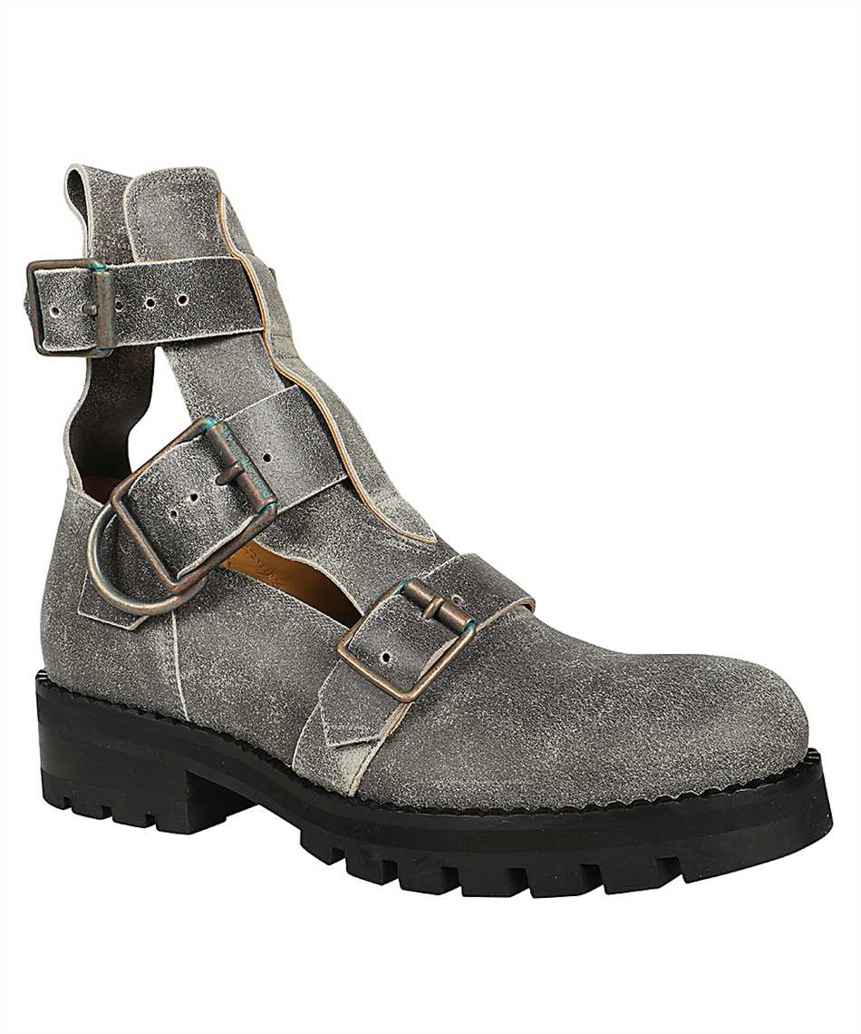 Vivienne Westwood Leather Boots In Gray