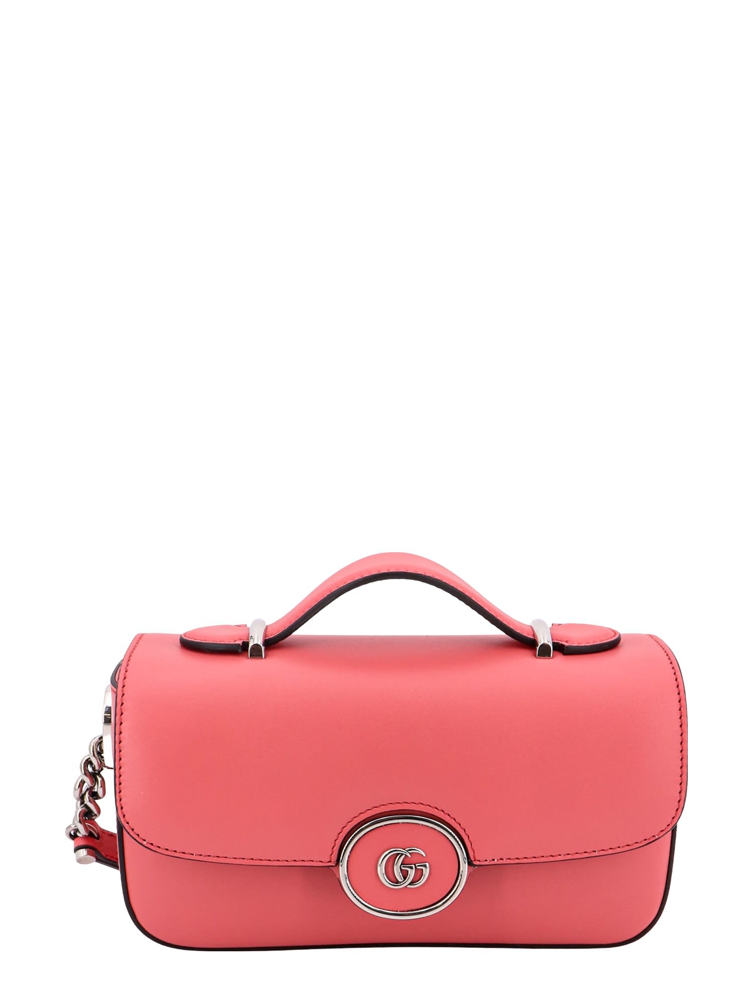Shop Gucci Petite Gg Shoulder Bag In Pink