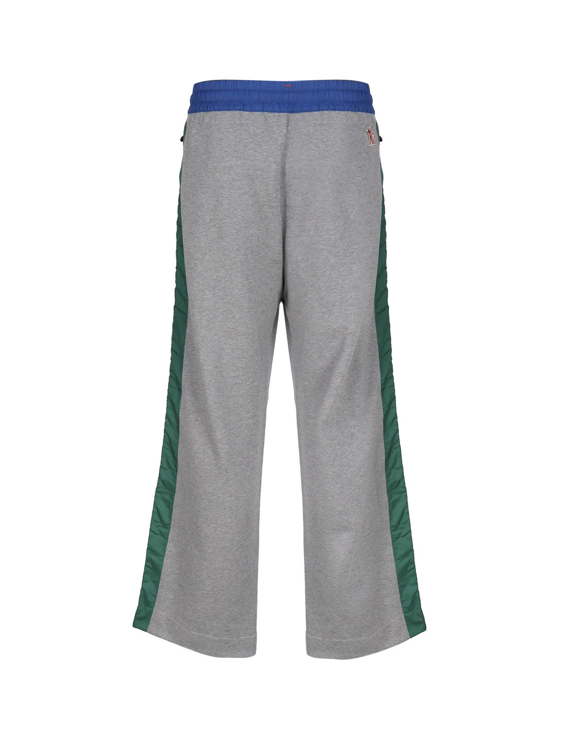 Shop Moncler Jersey Sports Trousers In White