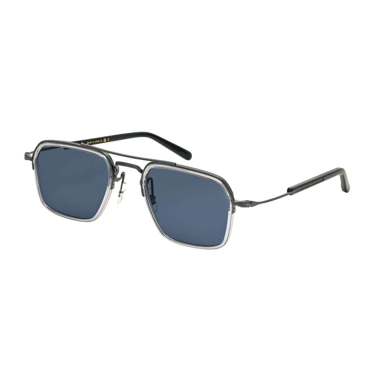 Masunaga Gms-130p Sg S24 Clear Grey Sunglasses Masunaga Gms-130p Sg S24 Clear Grey Sunglasses