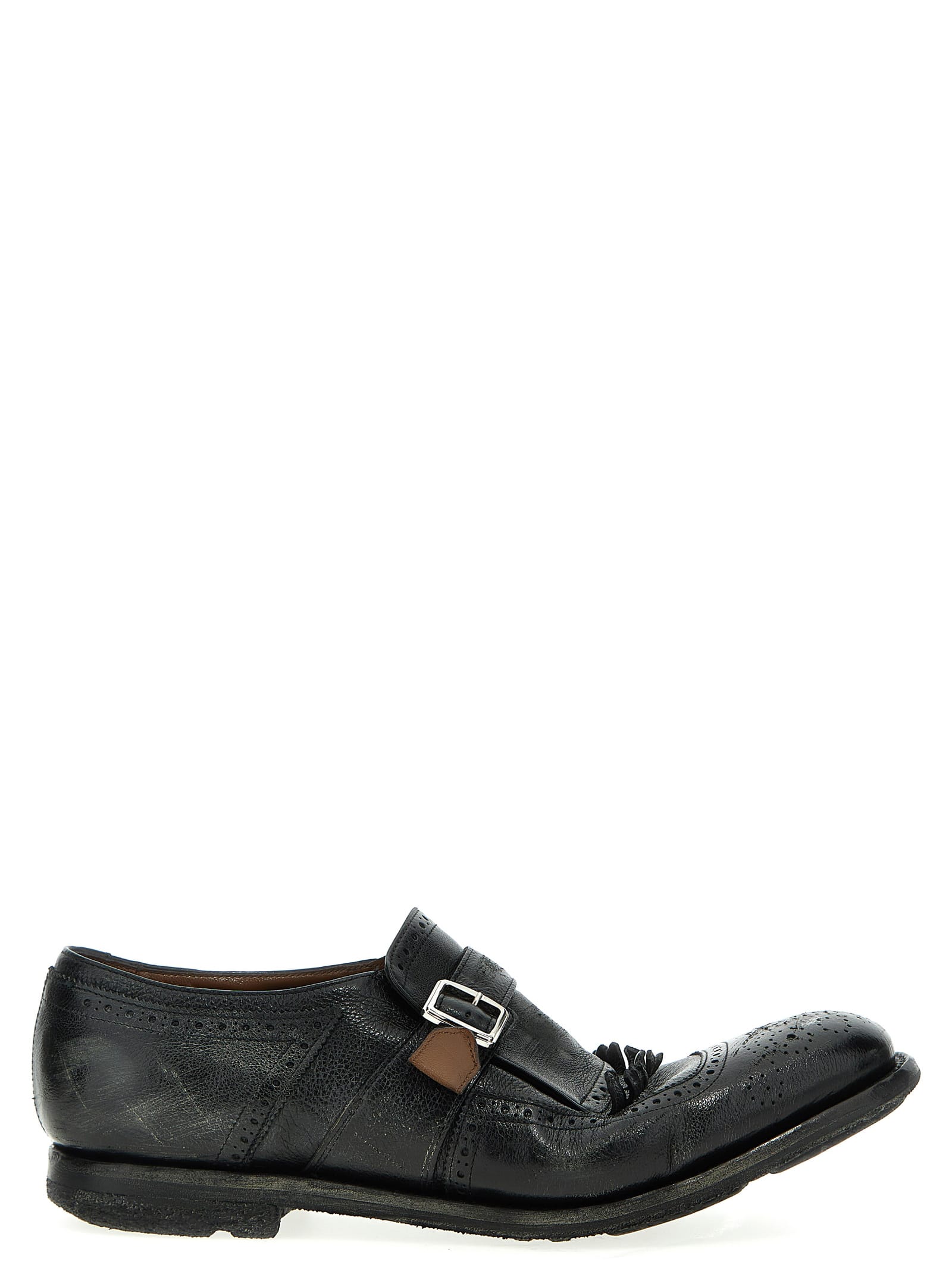 Shop Church's Shanghai Loafers In Black