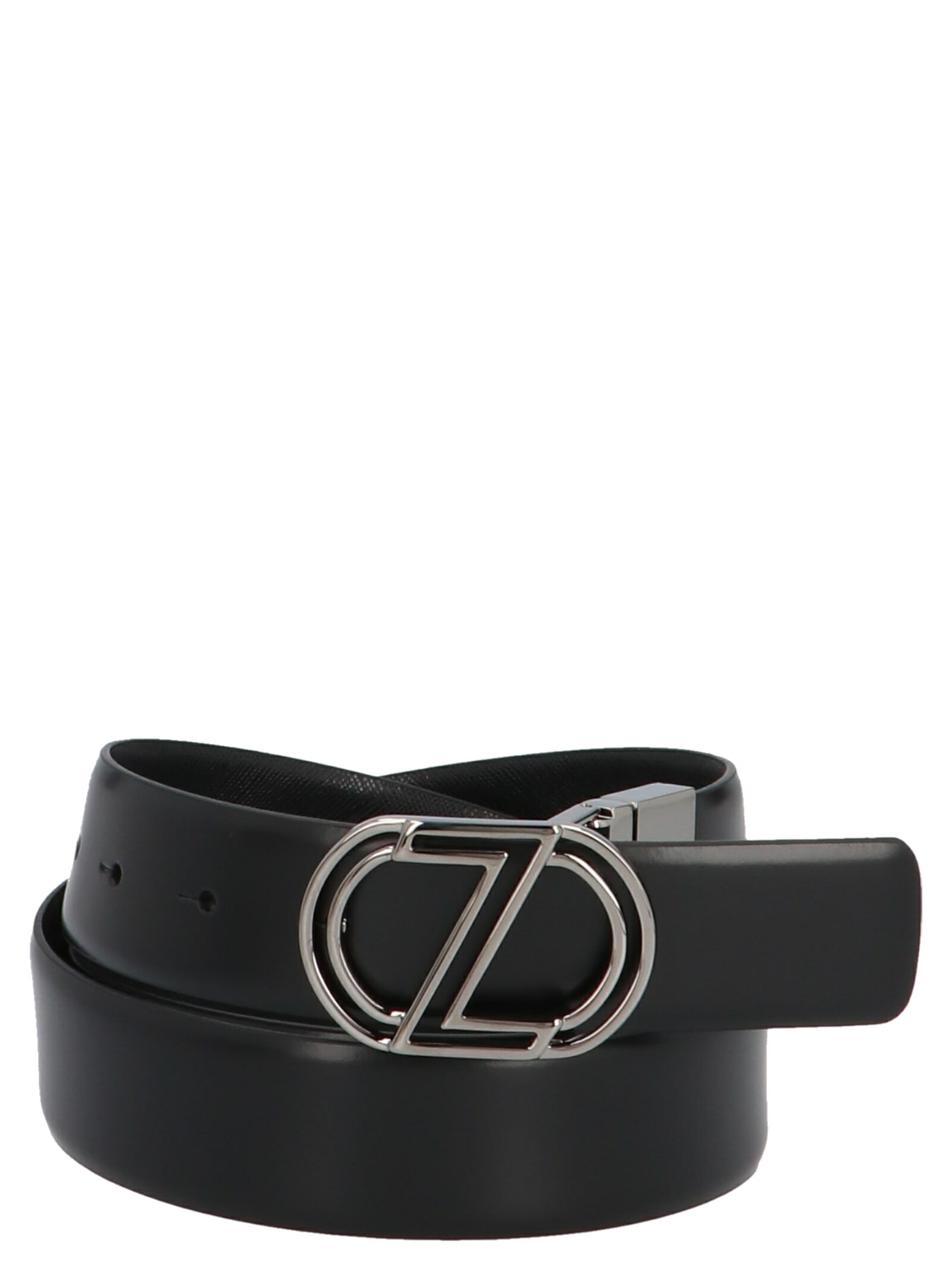 Z Zegna Belt In Black