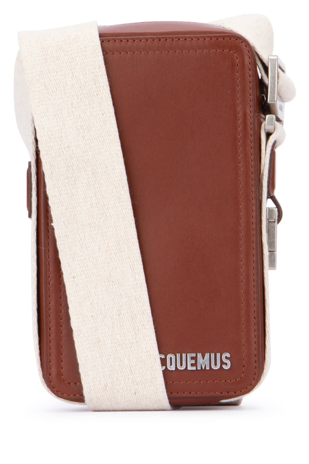 Shop Jacquemus Clutch In Brown
