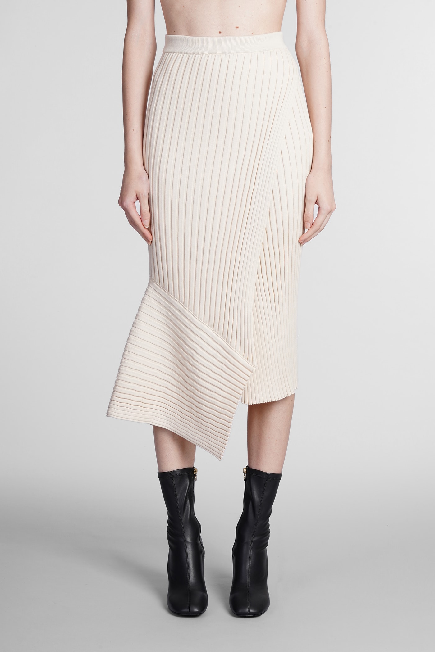 Stella McCartney Skirt In Beige Cotton