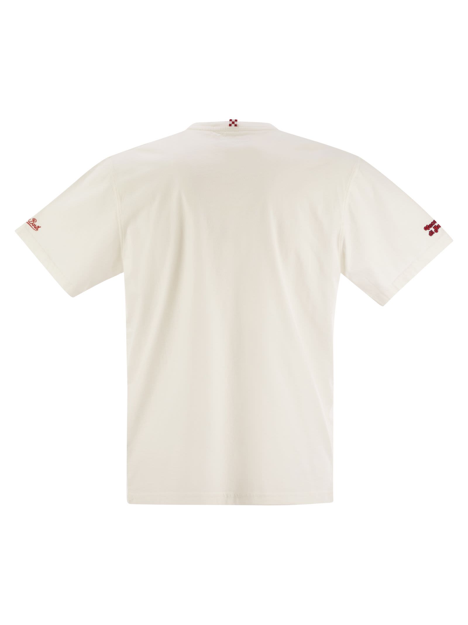 Shop Mc2 Saint Barth Printed T-shirt In White