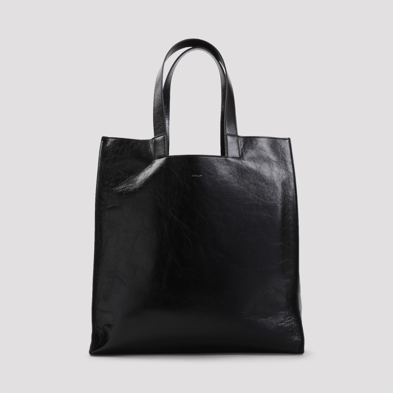 Shop Bally Tote In O Black