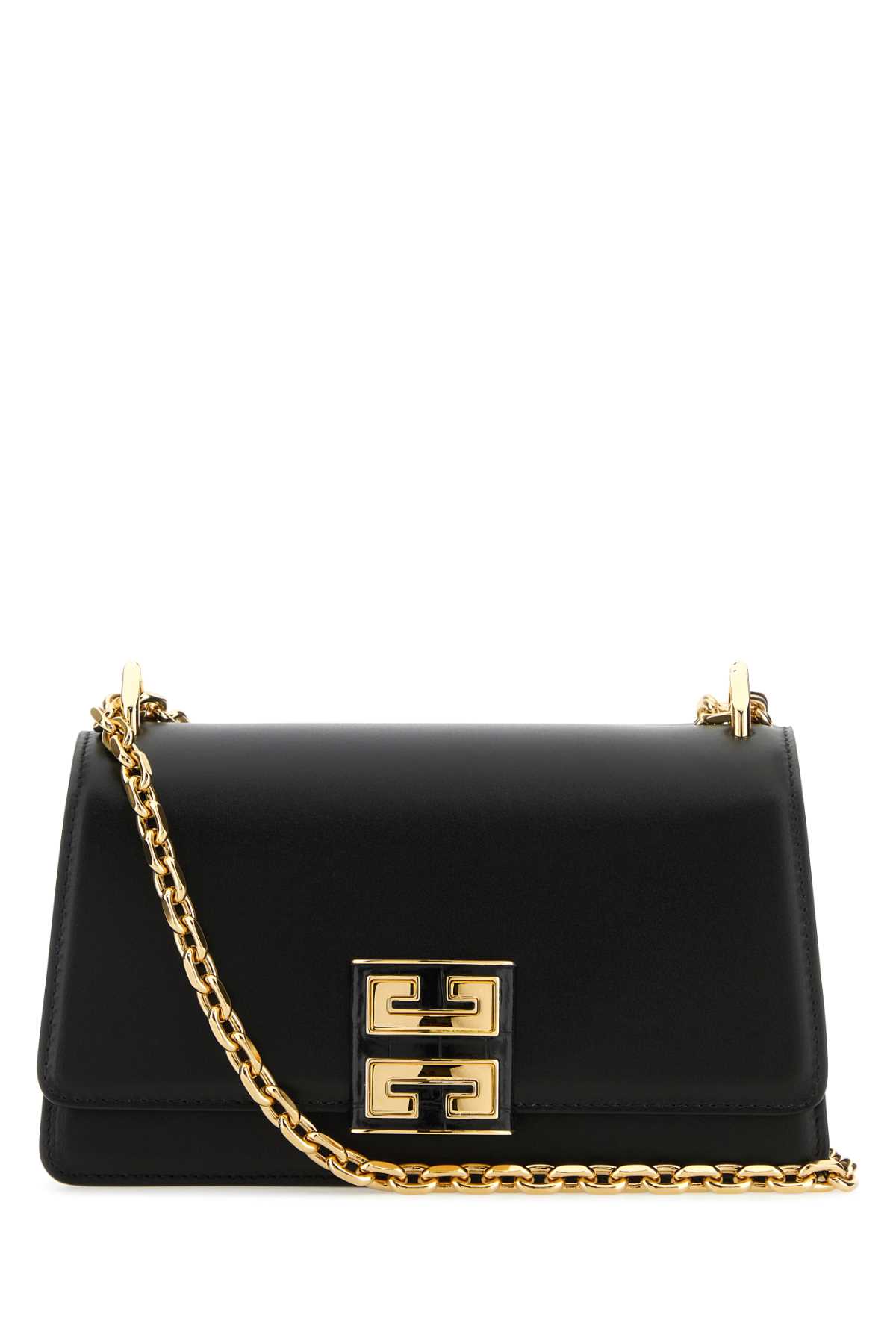 Shop Givenchy Black Leather Small 4g Shoulder Bag