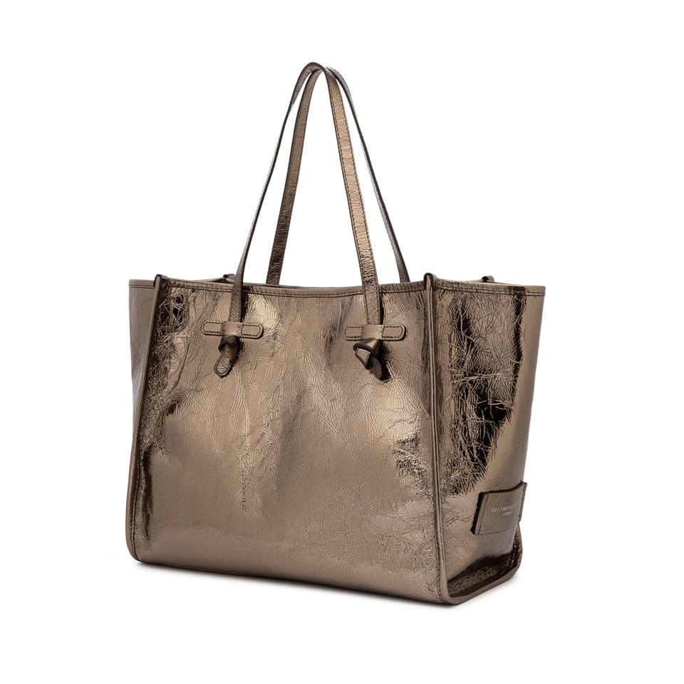 Shop Gianni Chiarini Marcella Bag In Oro