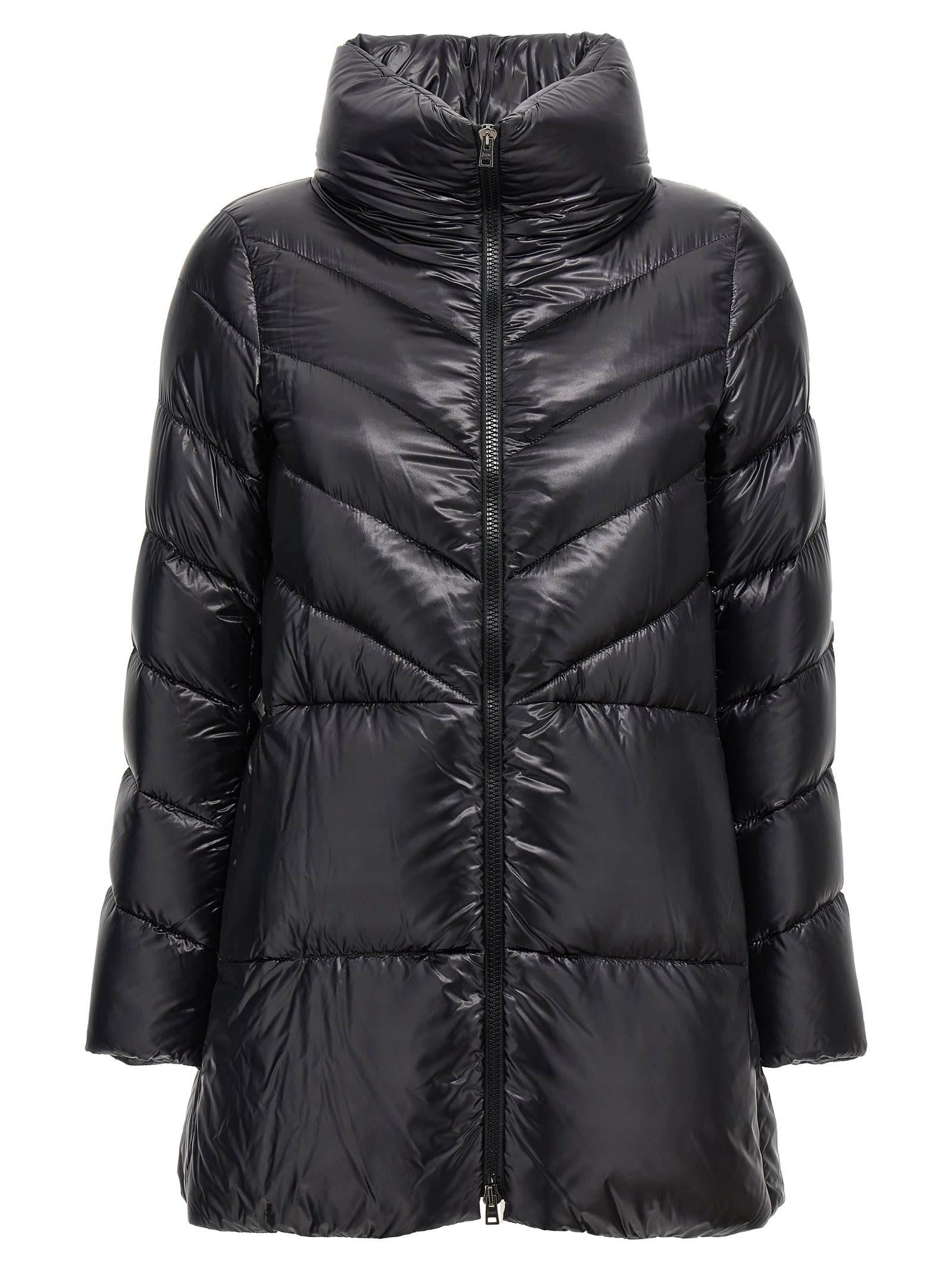 HERNO A-SHAPE DOWN JACKET 