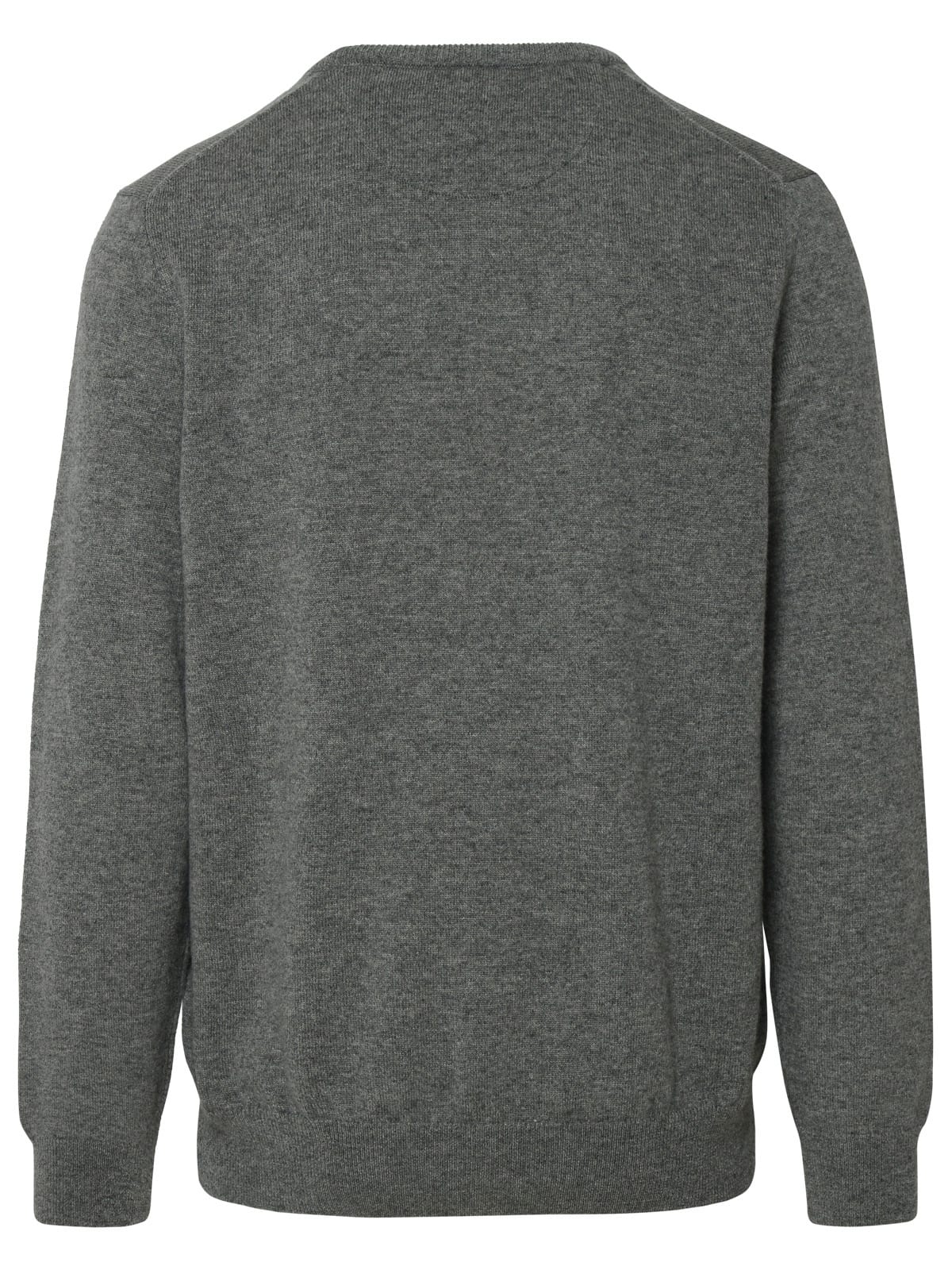 Shop Polo Ralph Lauren Grey Wool Sweater In Fawn Grey Heather