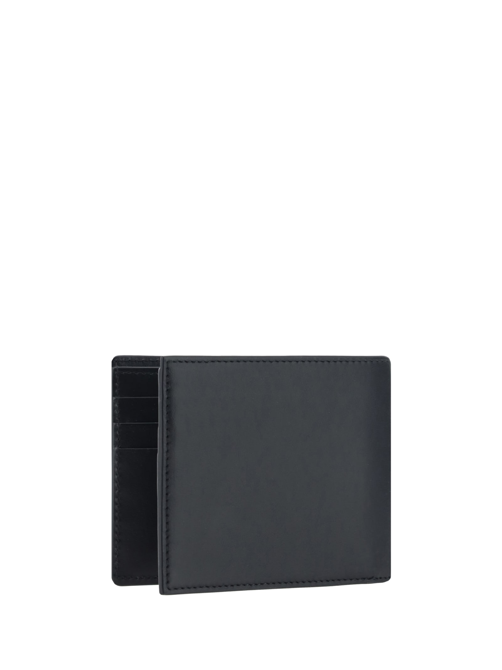Shop Off-white Wallet In Black White