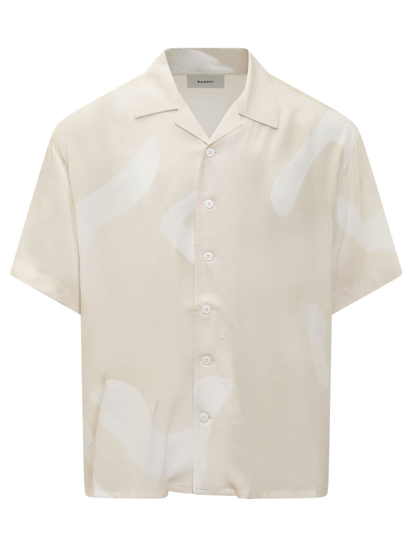 Bonsai Ivory White Cotton Shirt
